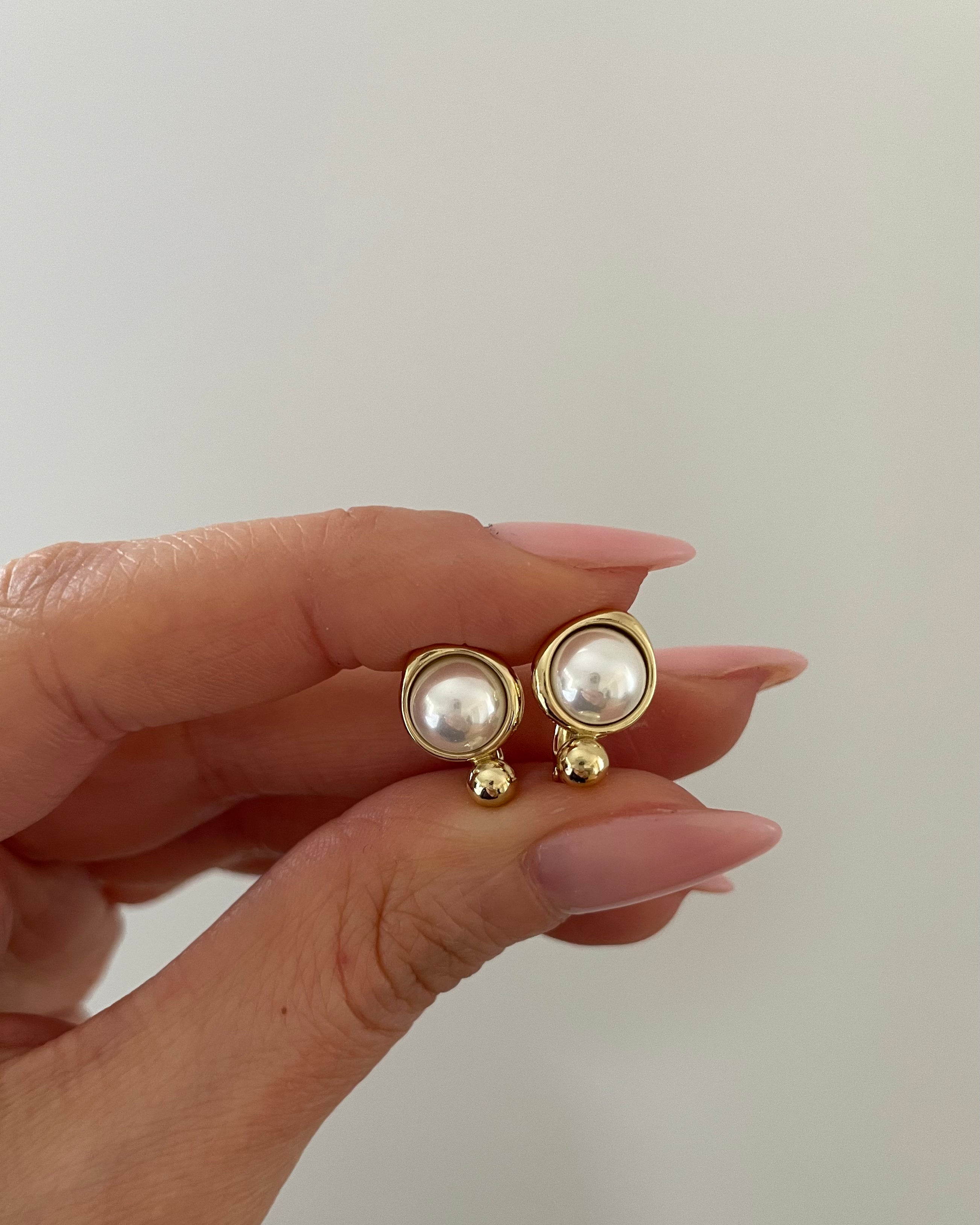 Ohrringe VIP Pearl Gold - 14K vergoldet