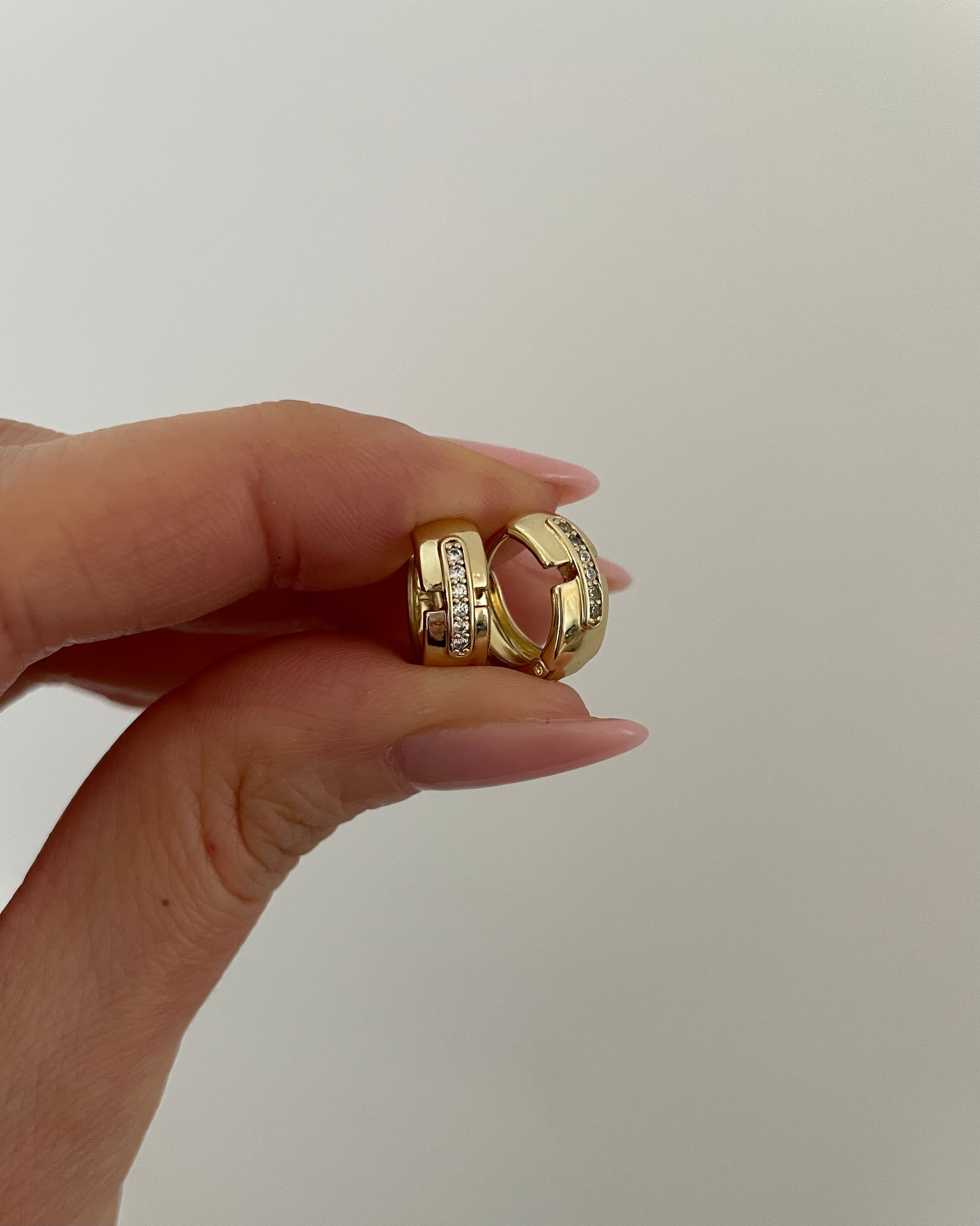 Creolen VIP Line Luxe -14K vergoldet