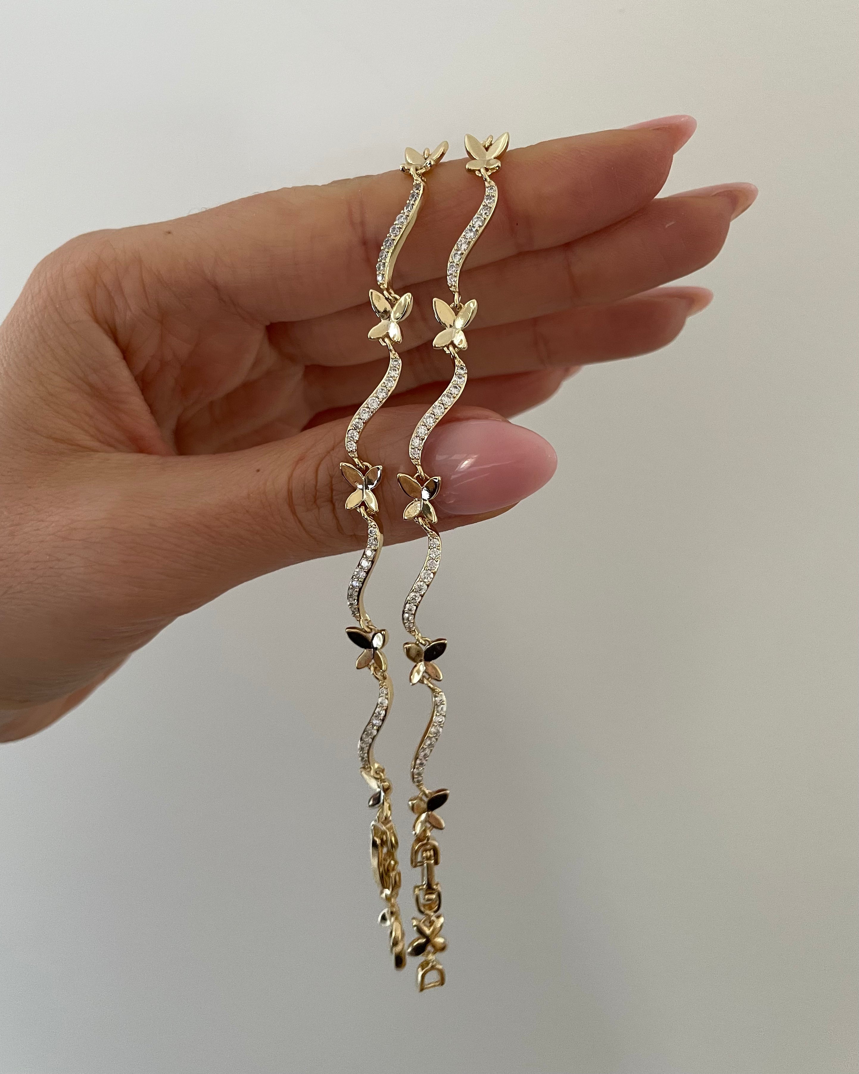 Armband VIP Butterfly Shine -14K vergoldet