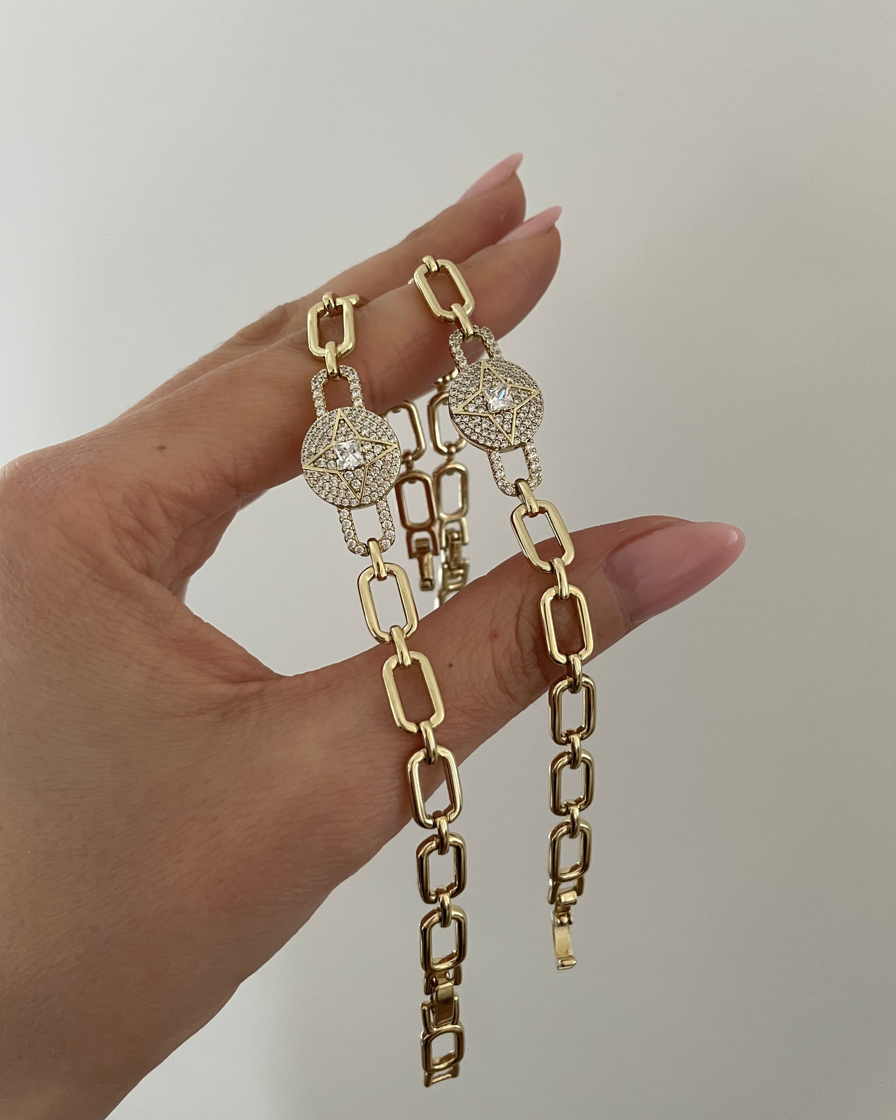 Armband VIP Chain North Star -14K vergoldet