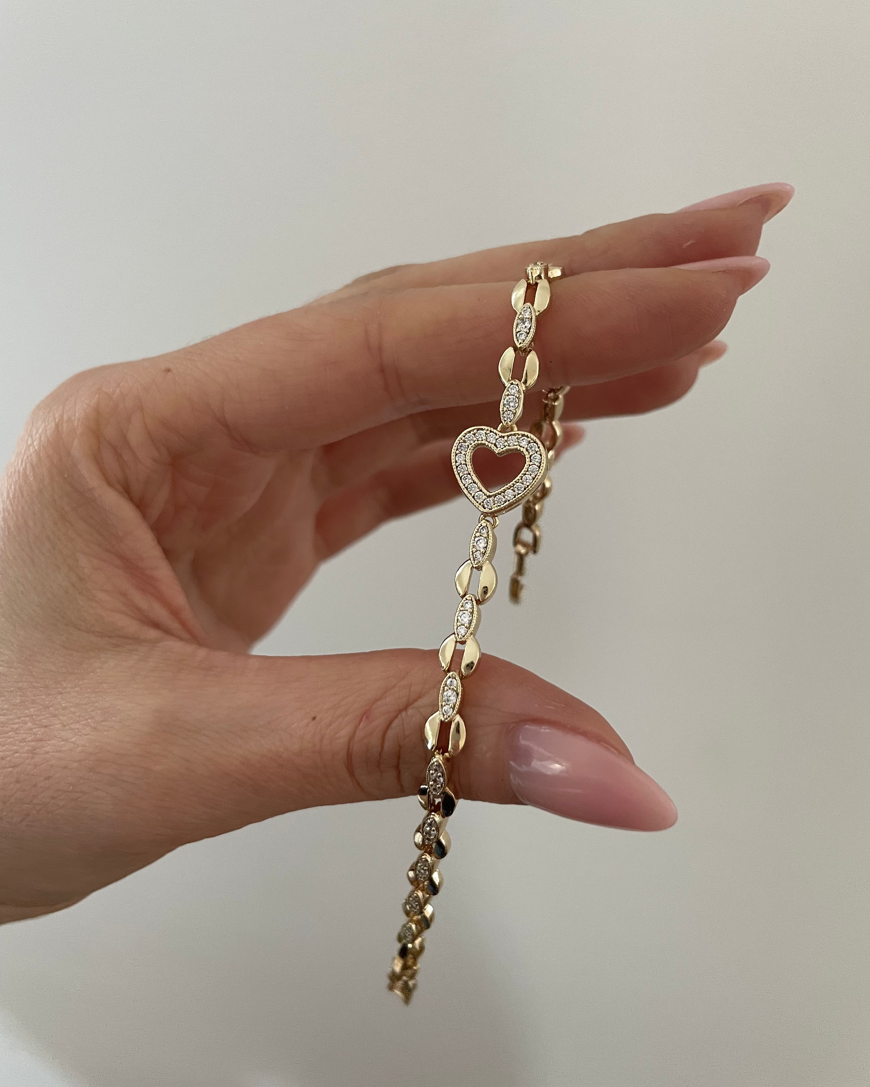 Armband VIP Heart -14K vergoldet