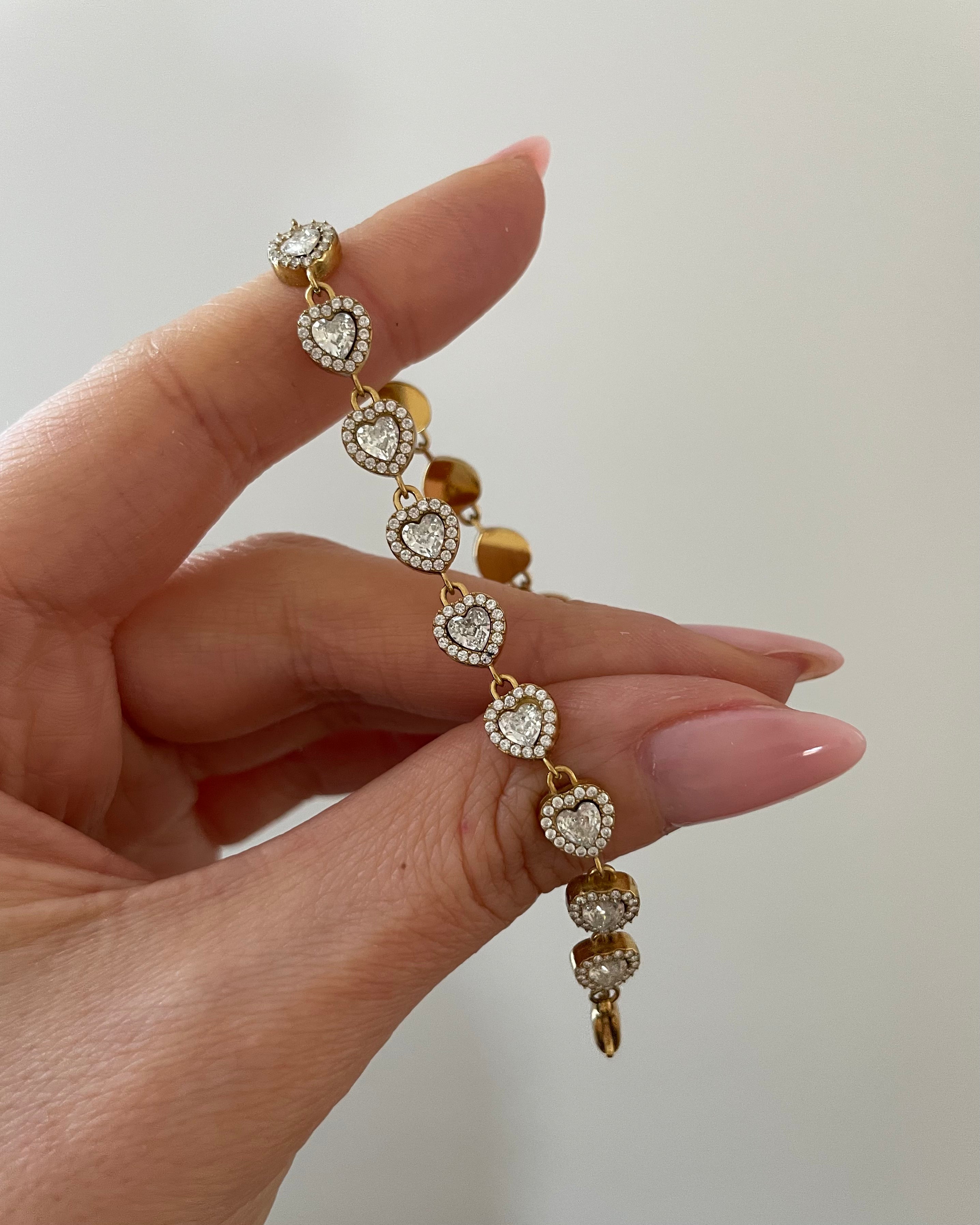 Armband Love -18K vergoldet