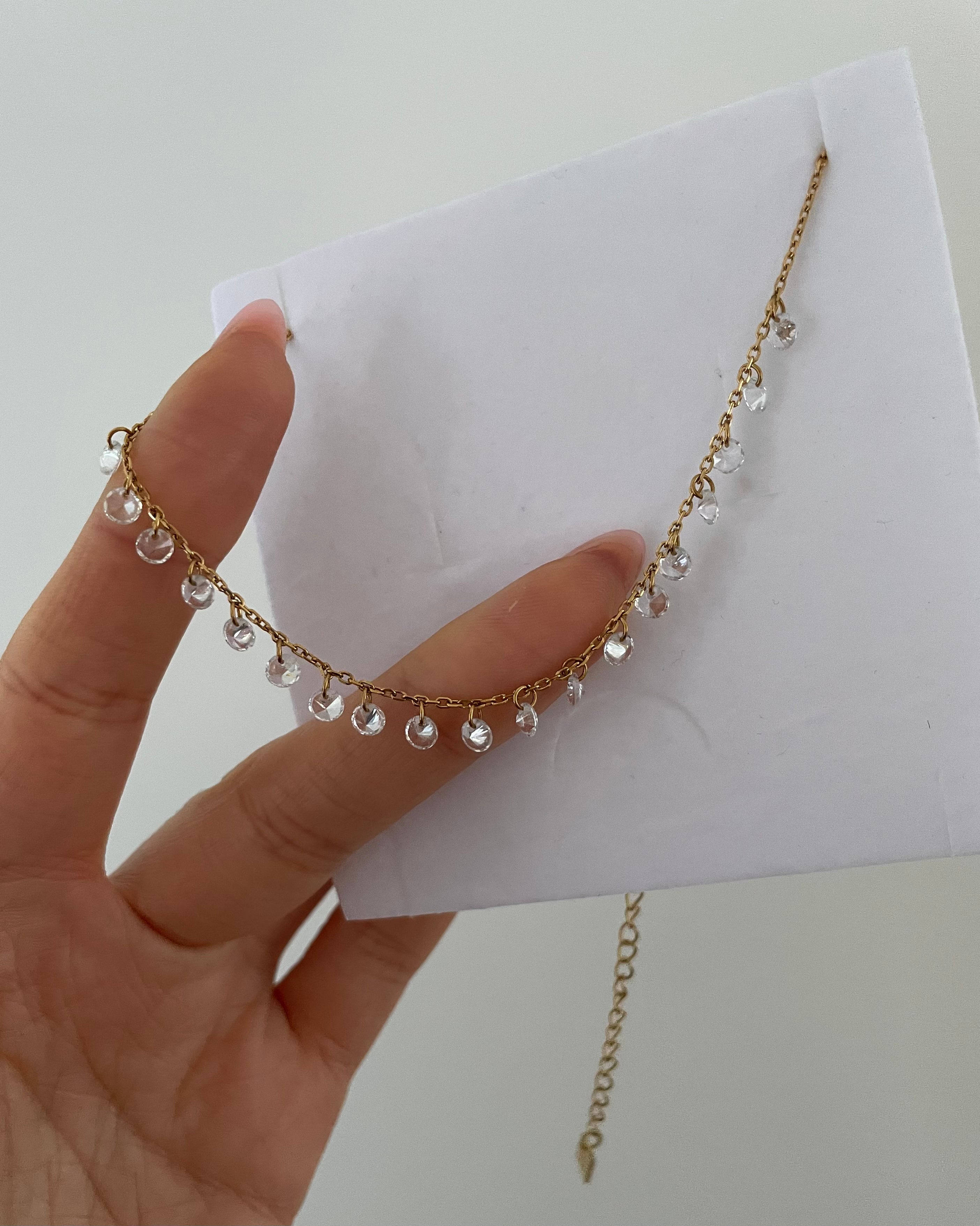 Kette Shiny Brillant -18K vergoldet