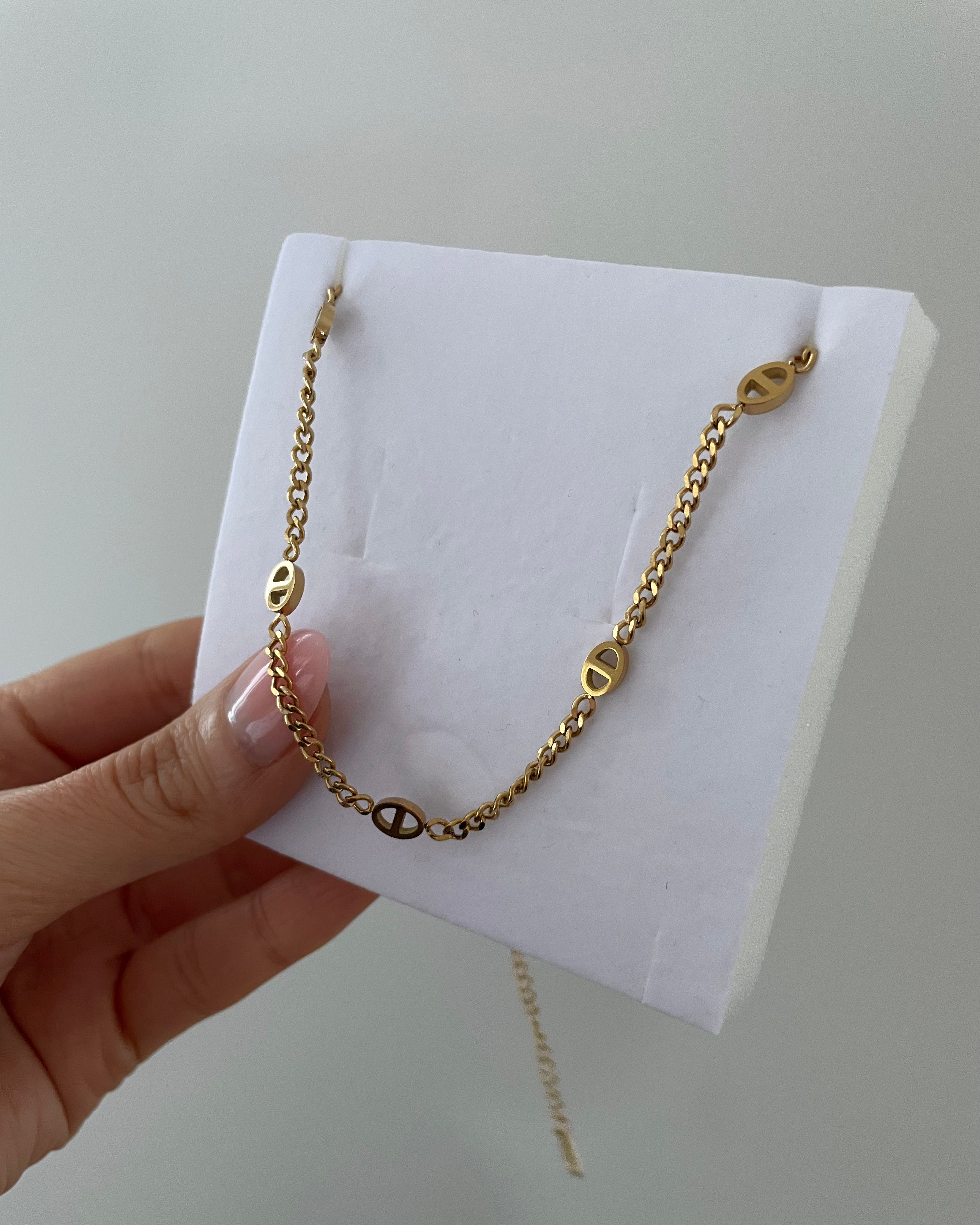 Kette Mini DD- 18 vergoldet