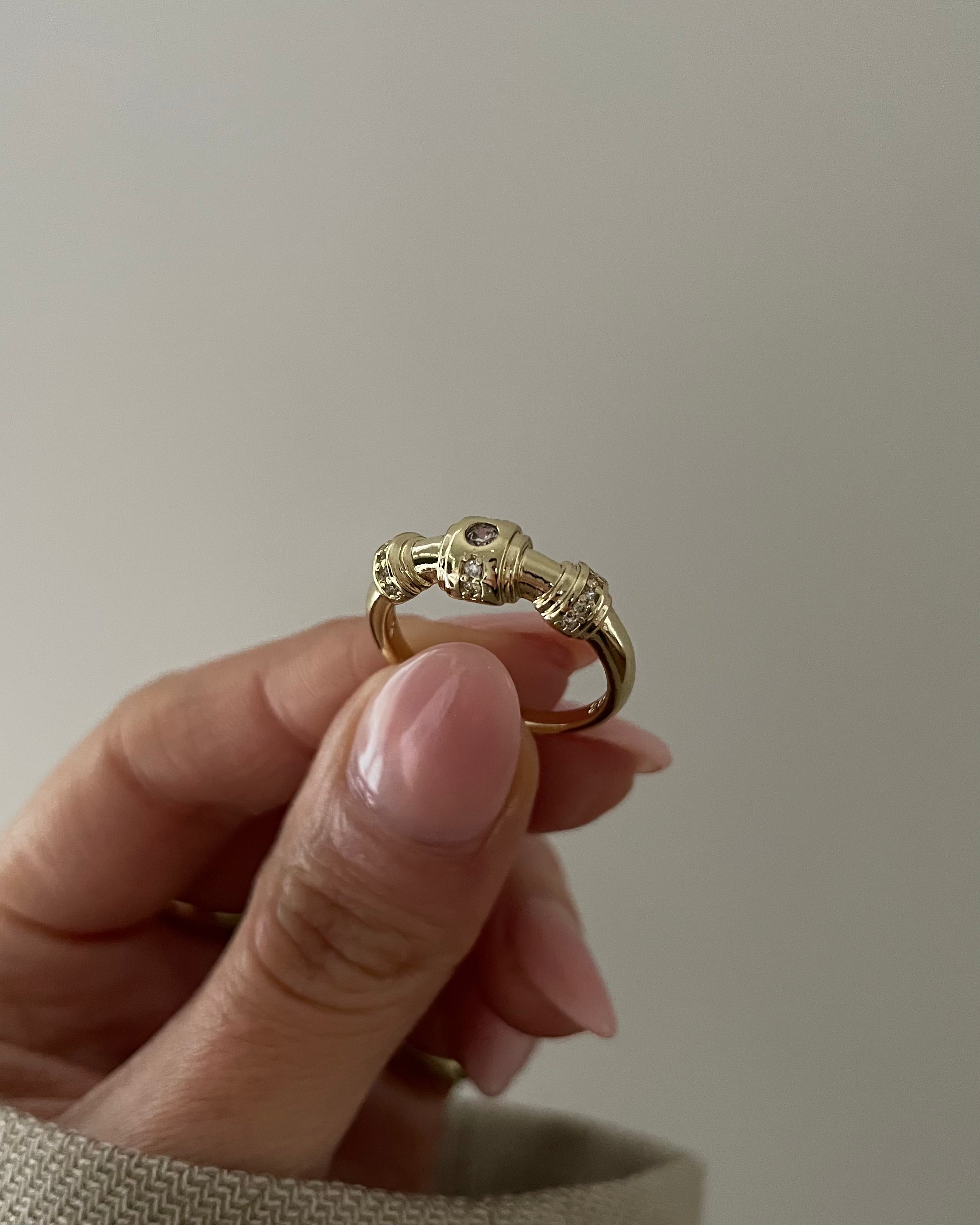 Ring Vip Amara -14K vergoldet