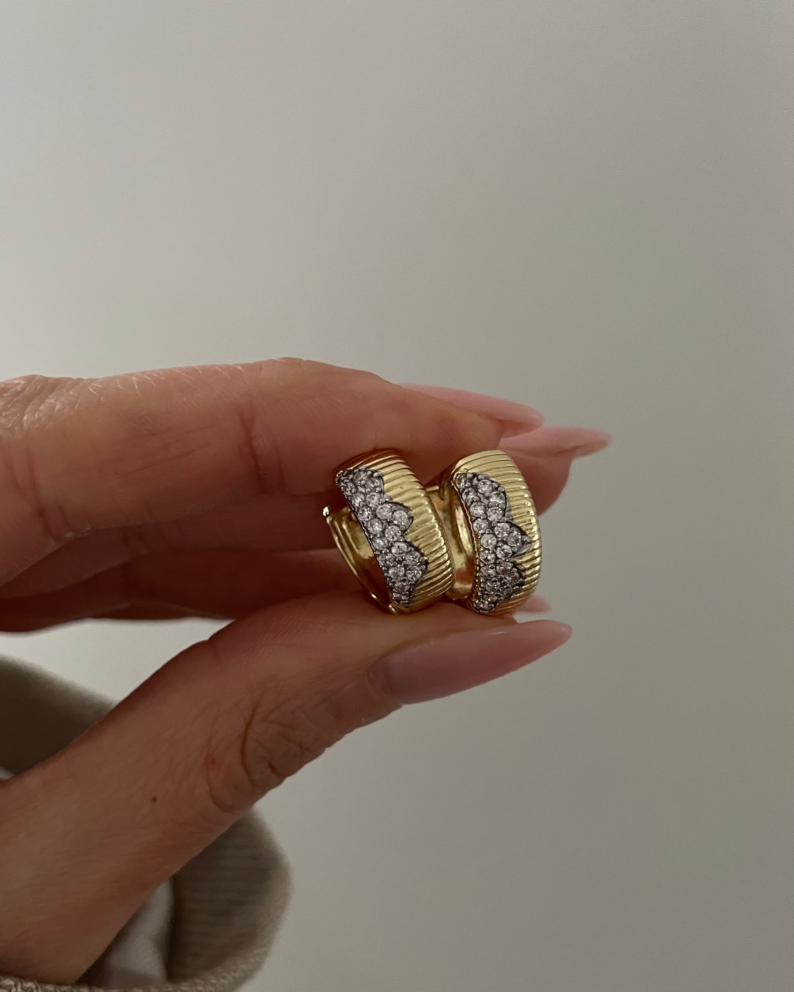 Creolen Lux Milano -14K vergoldet