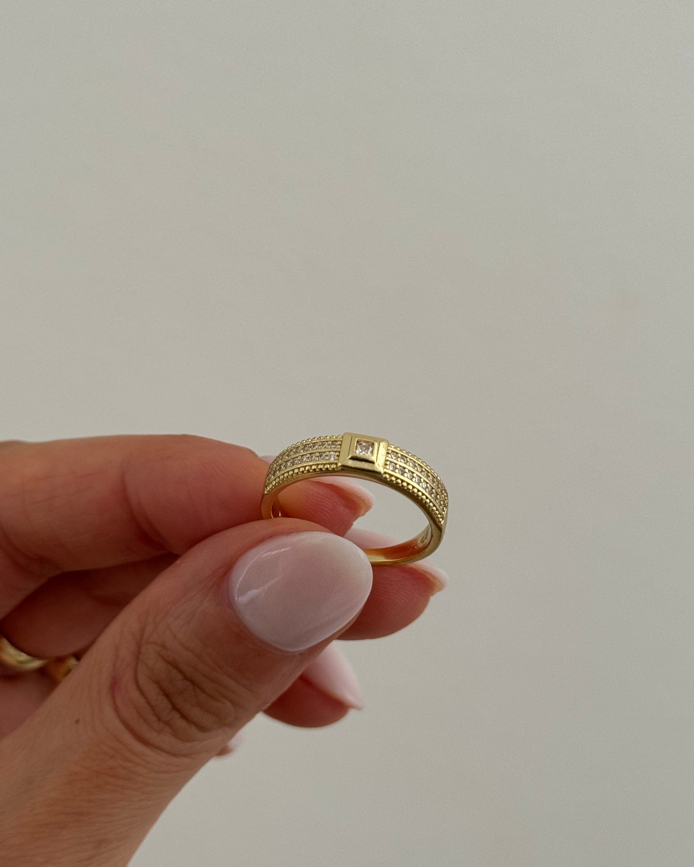 Ring VIP Eliz -14K vergoldet