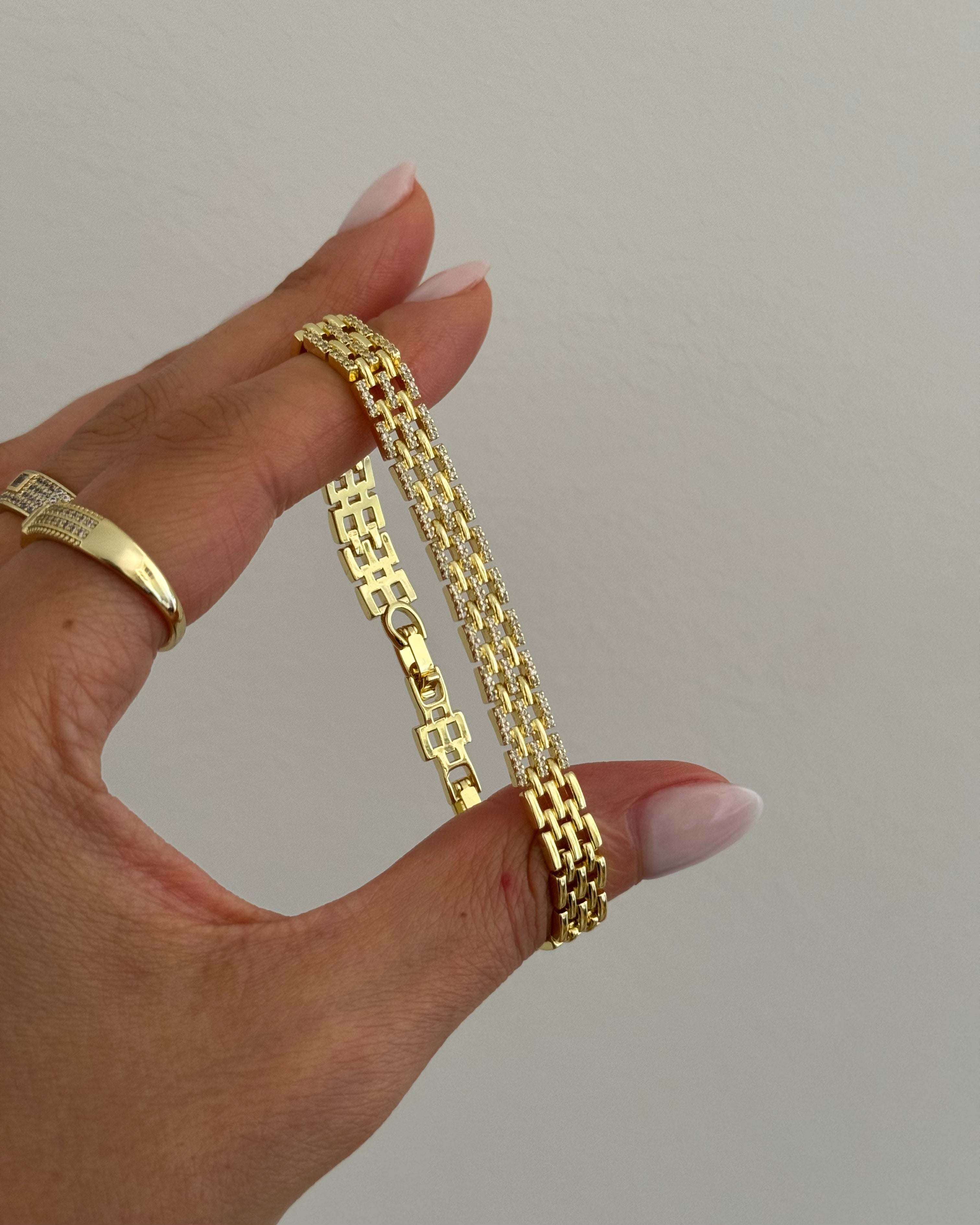 Armaband VIP Hasir Nova -14K vergoldet