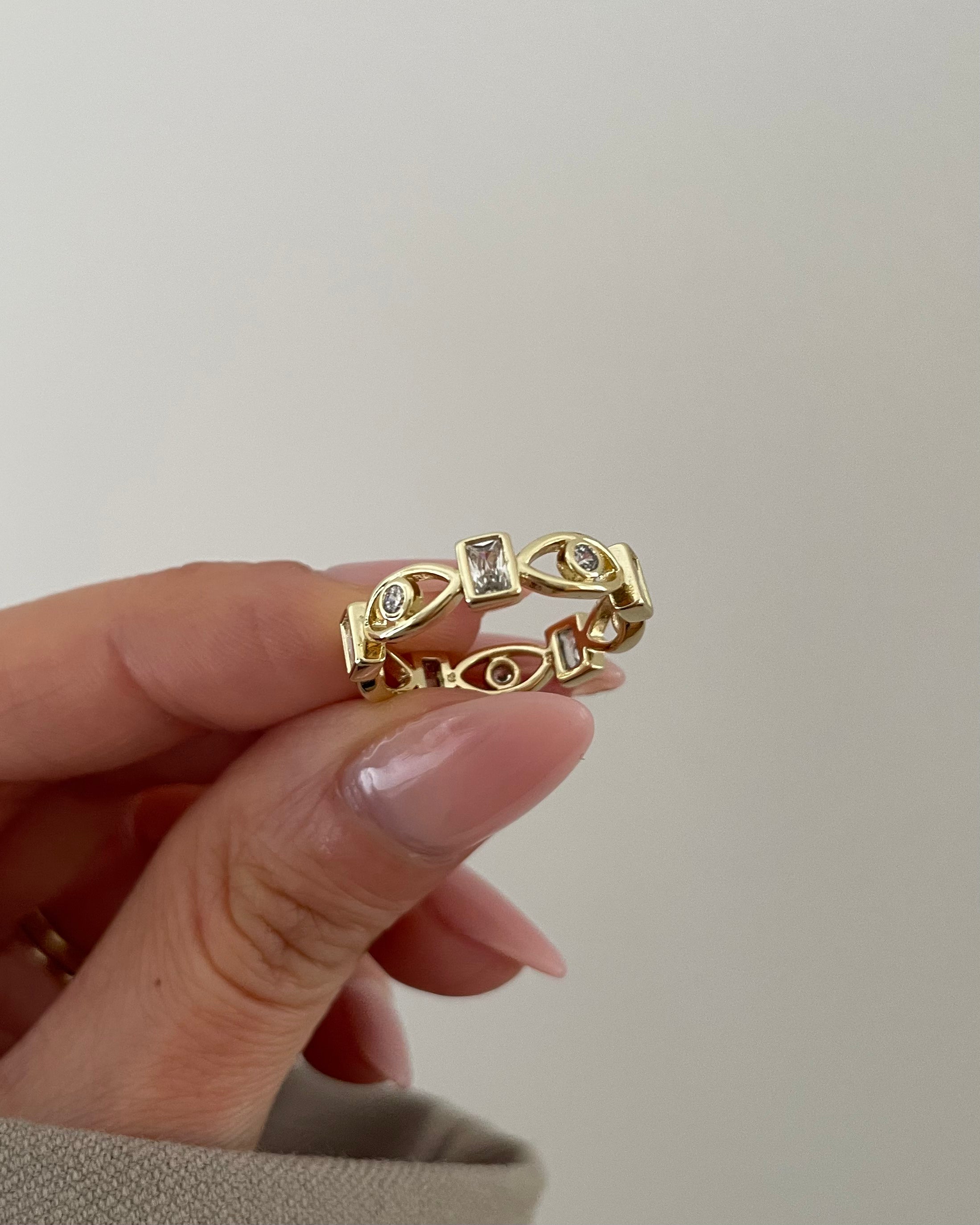 Ring VIP Eye Brillant -14K vergoldet