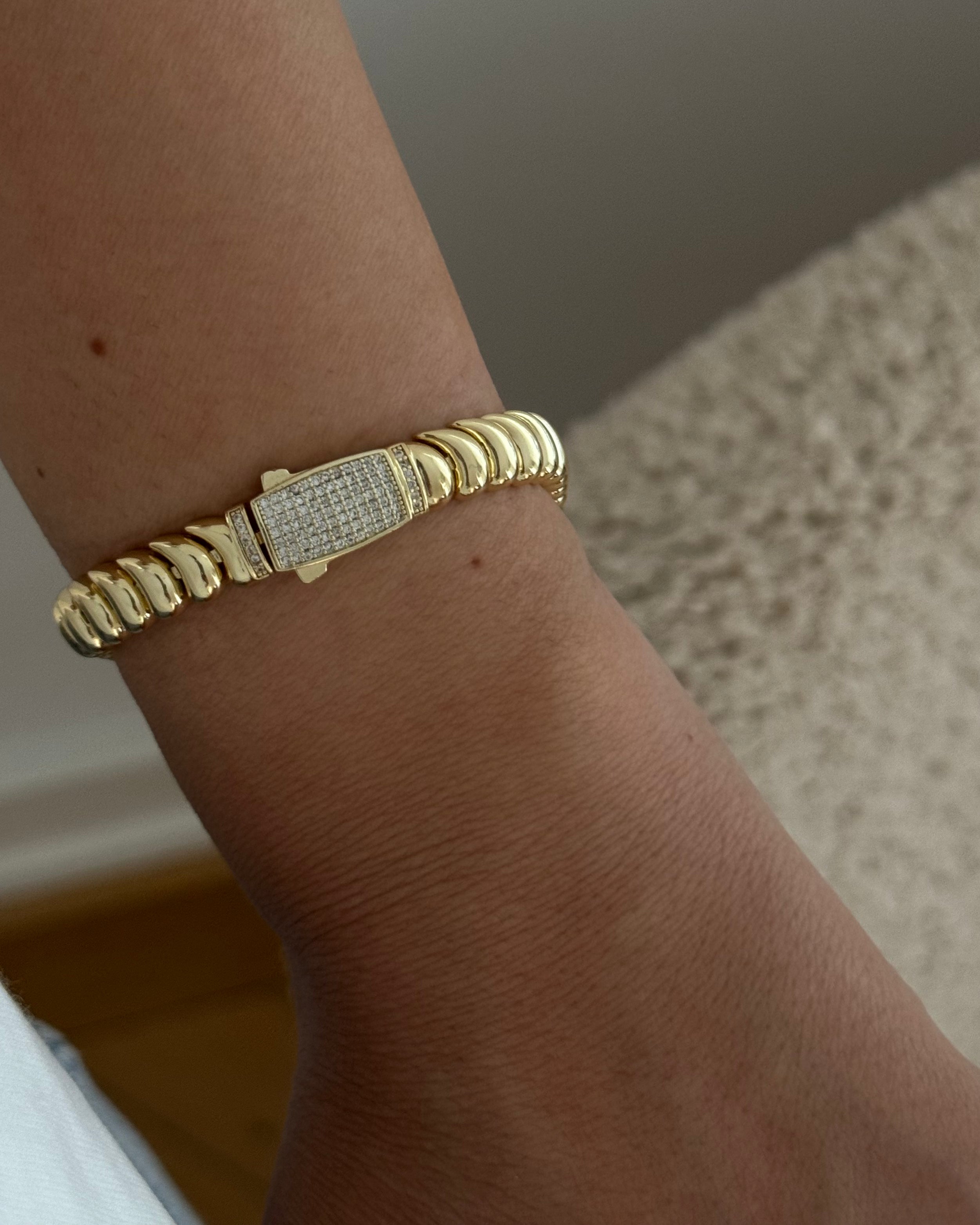 Armband VIP Gurmet Drop -14K vergoldet