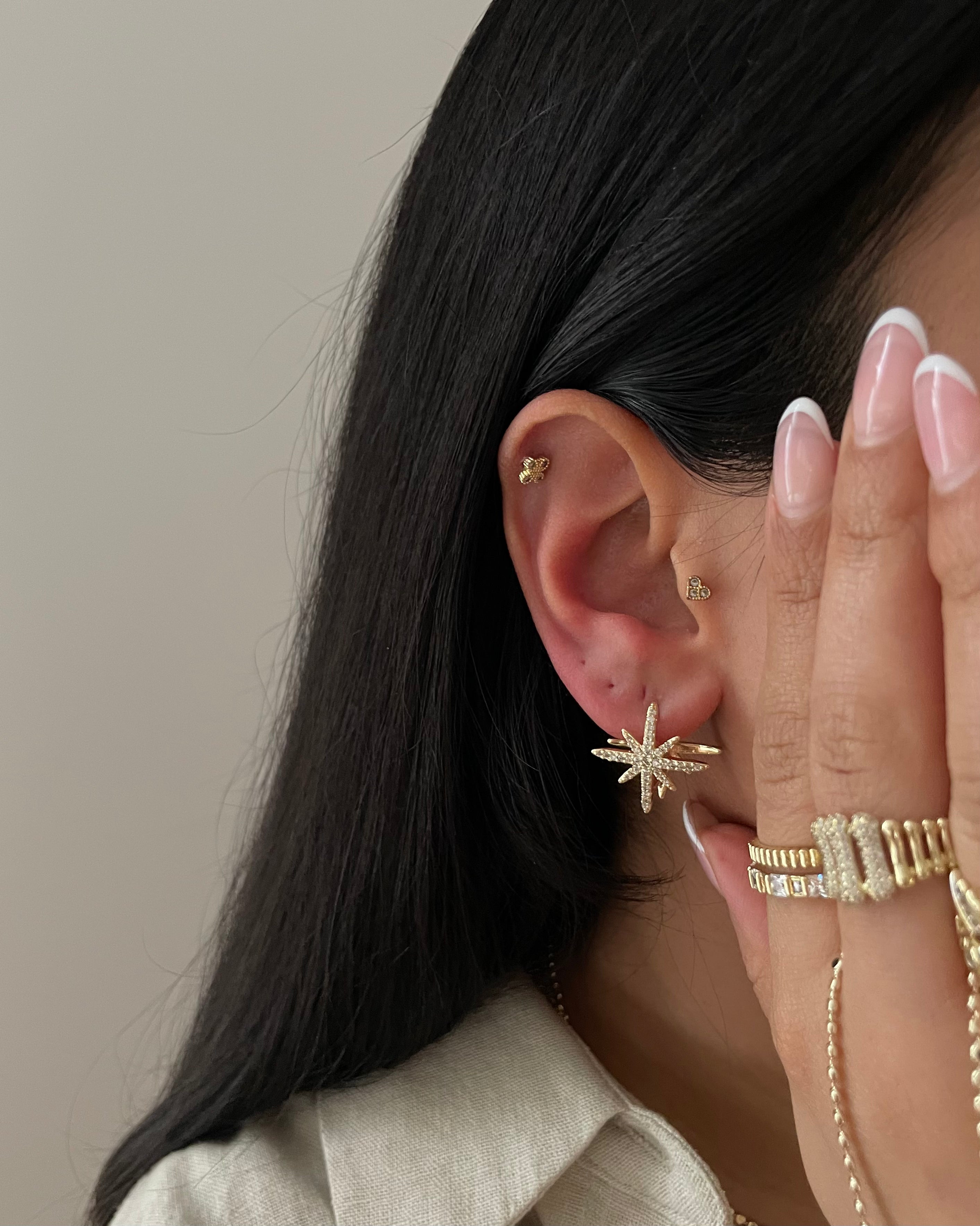 Ohrringe VIP Stella -14K vergoldet