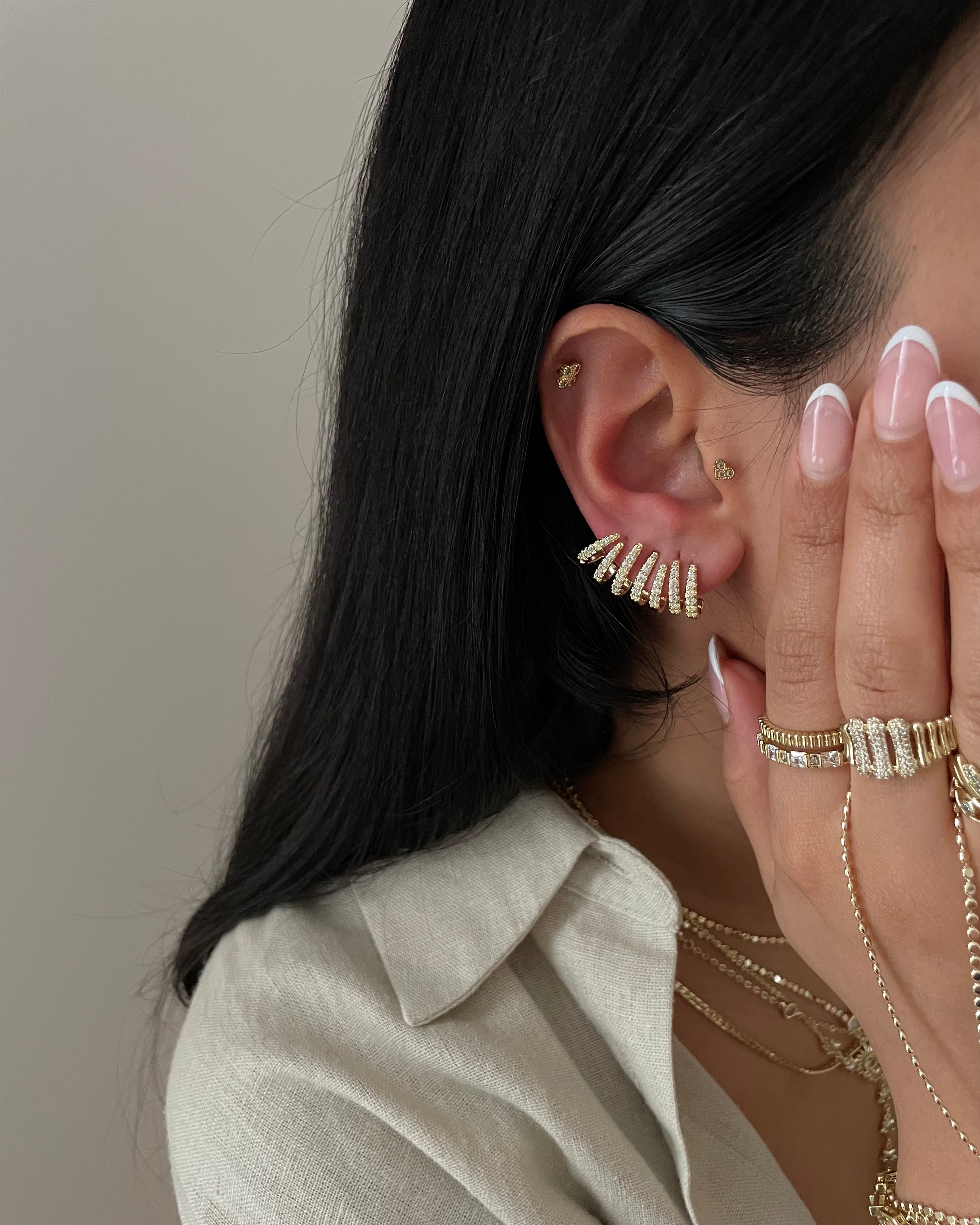 Ohrringe VIP Layer Lia - 14K vergoldet