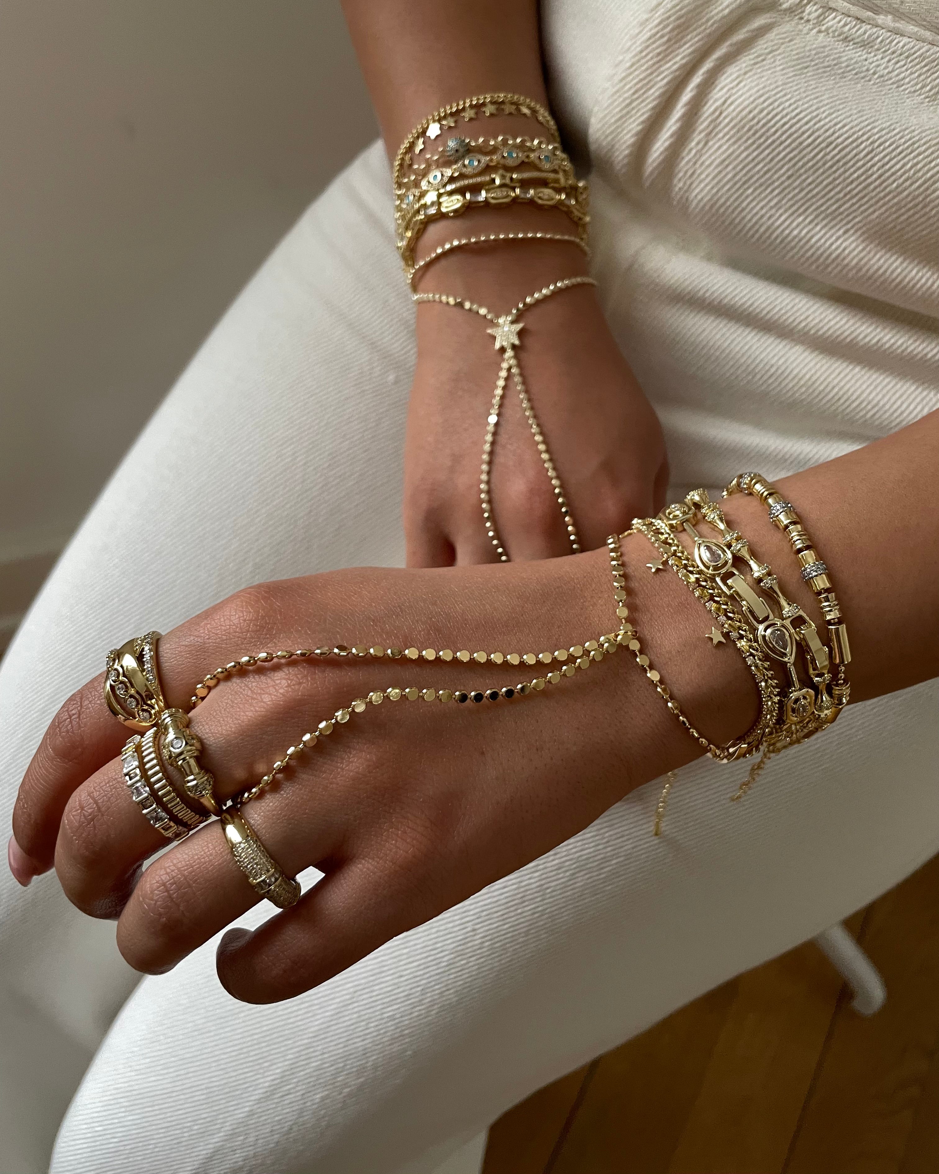 Hand Chain VIP Layla -14K vergoldet