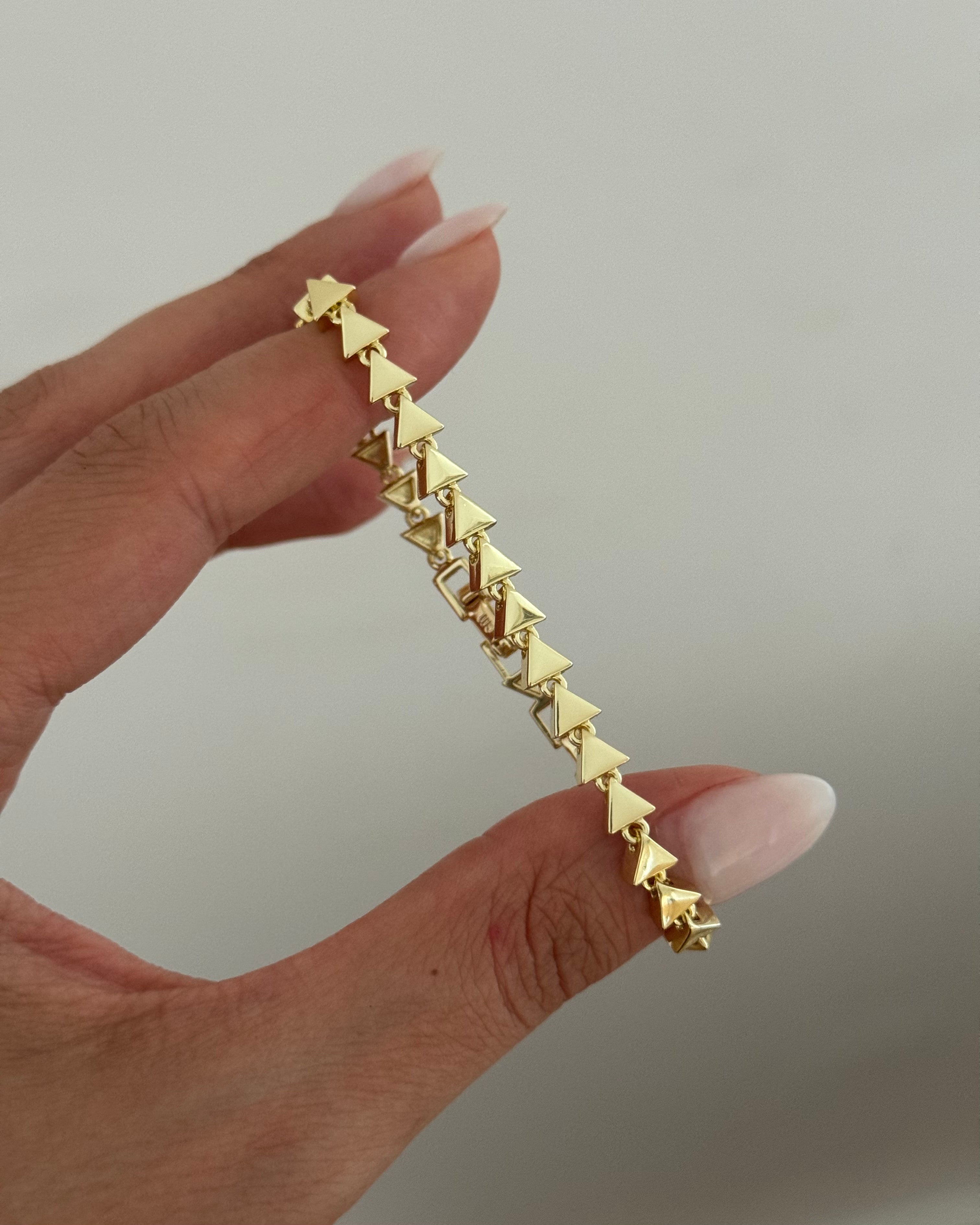 Armband VIP Golden Triangle -14K vergoldet