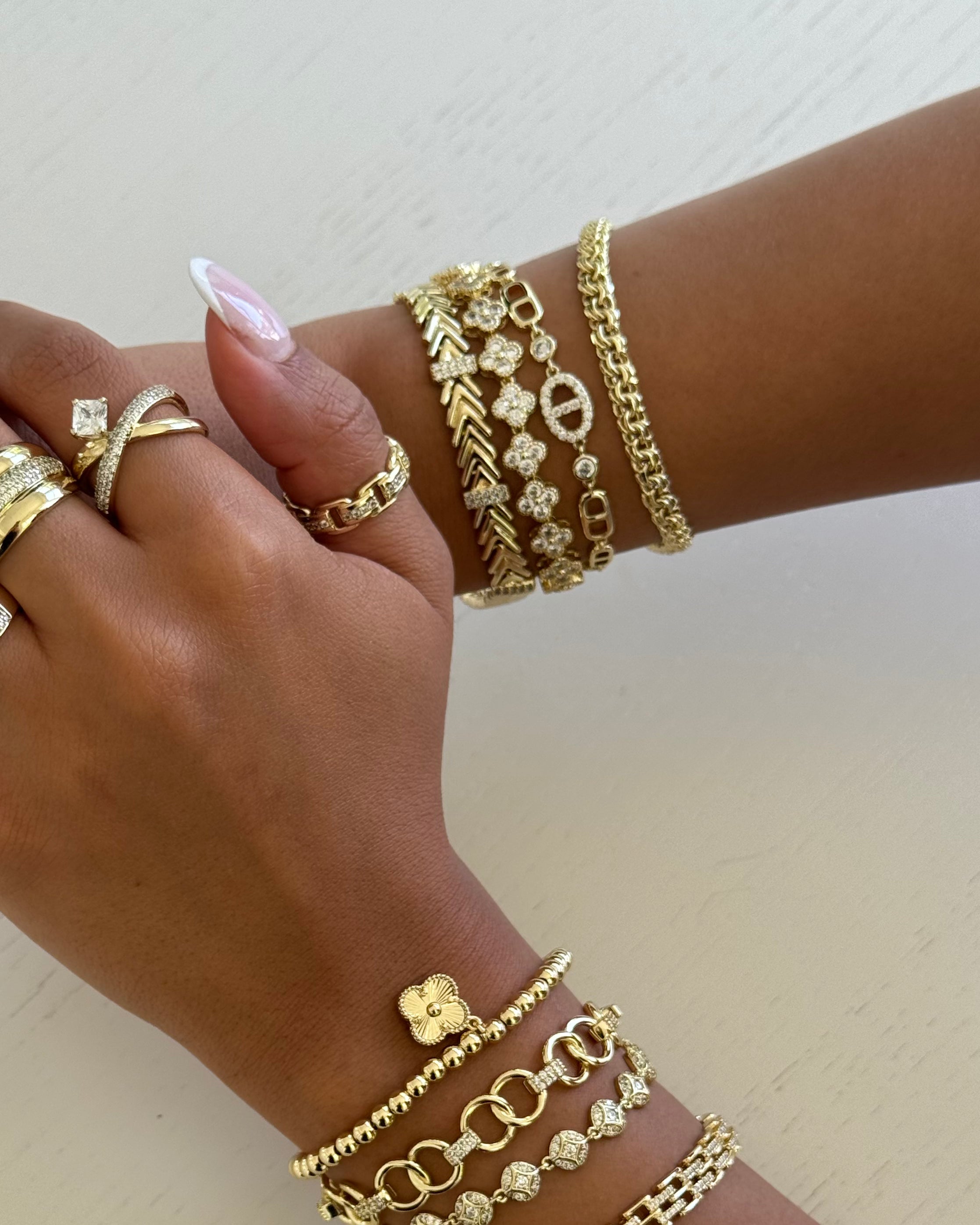 Ring VIP Chain Chic -14K vergoldet