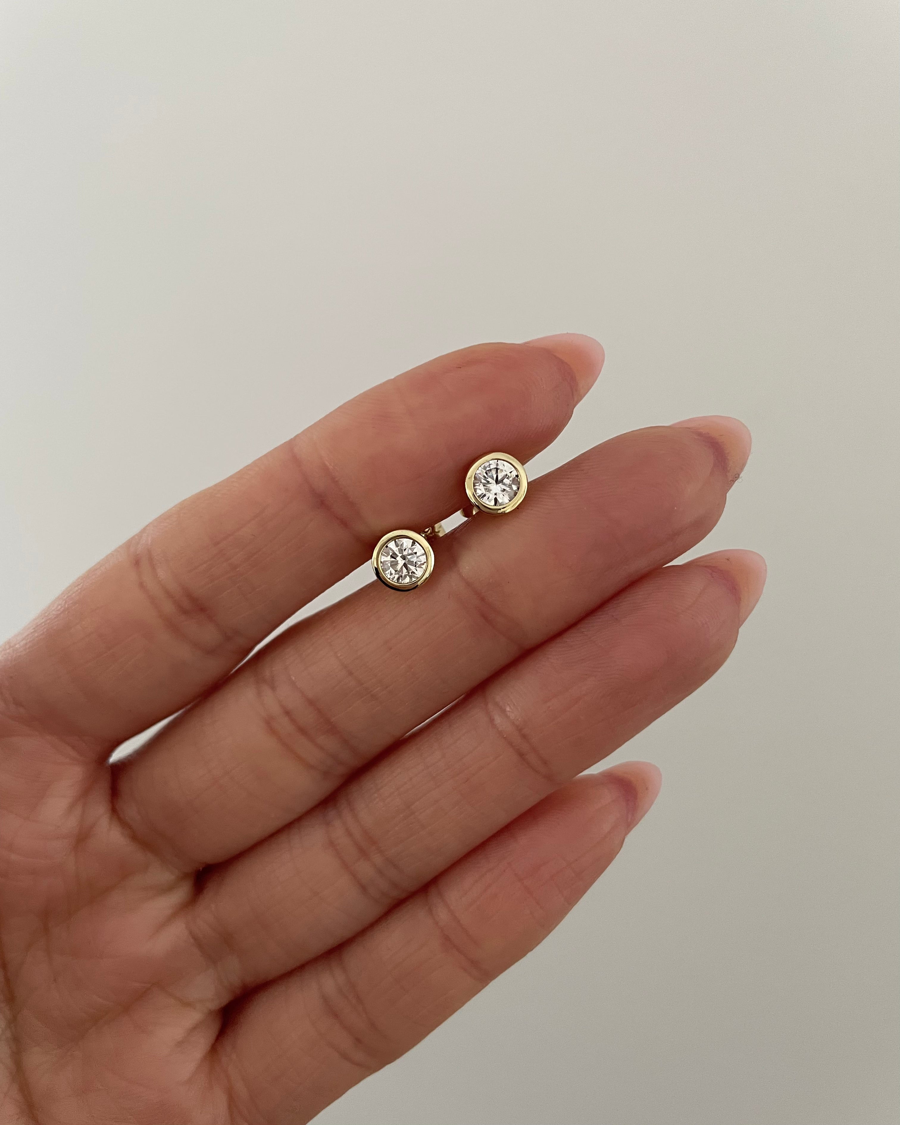 Ohrstecker VIP Diamond - 14K vergoldet
