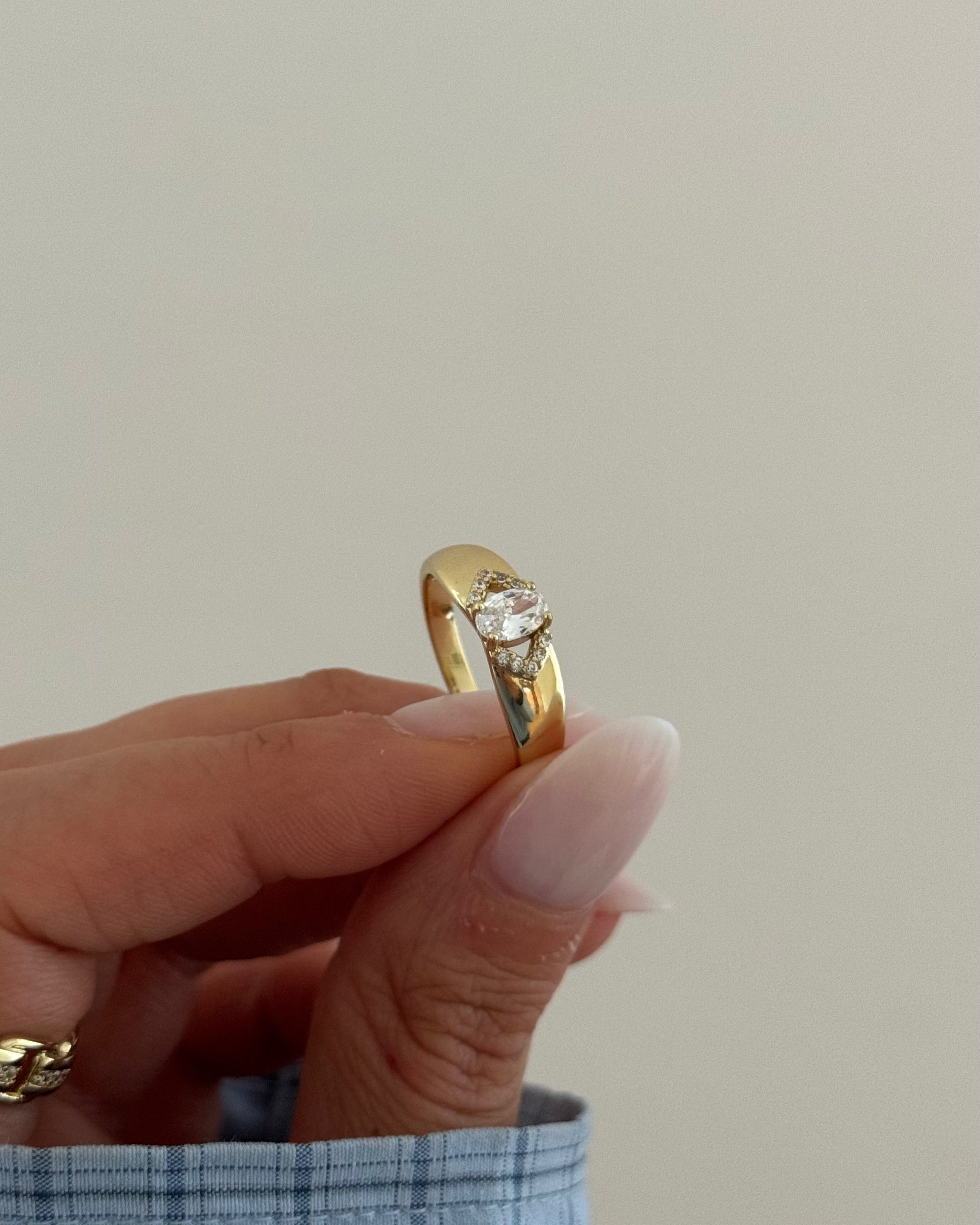 Ring VIP Drop Lux -14K vergoldet