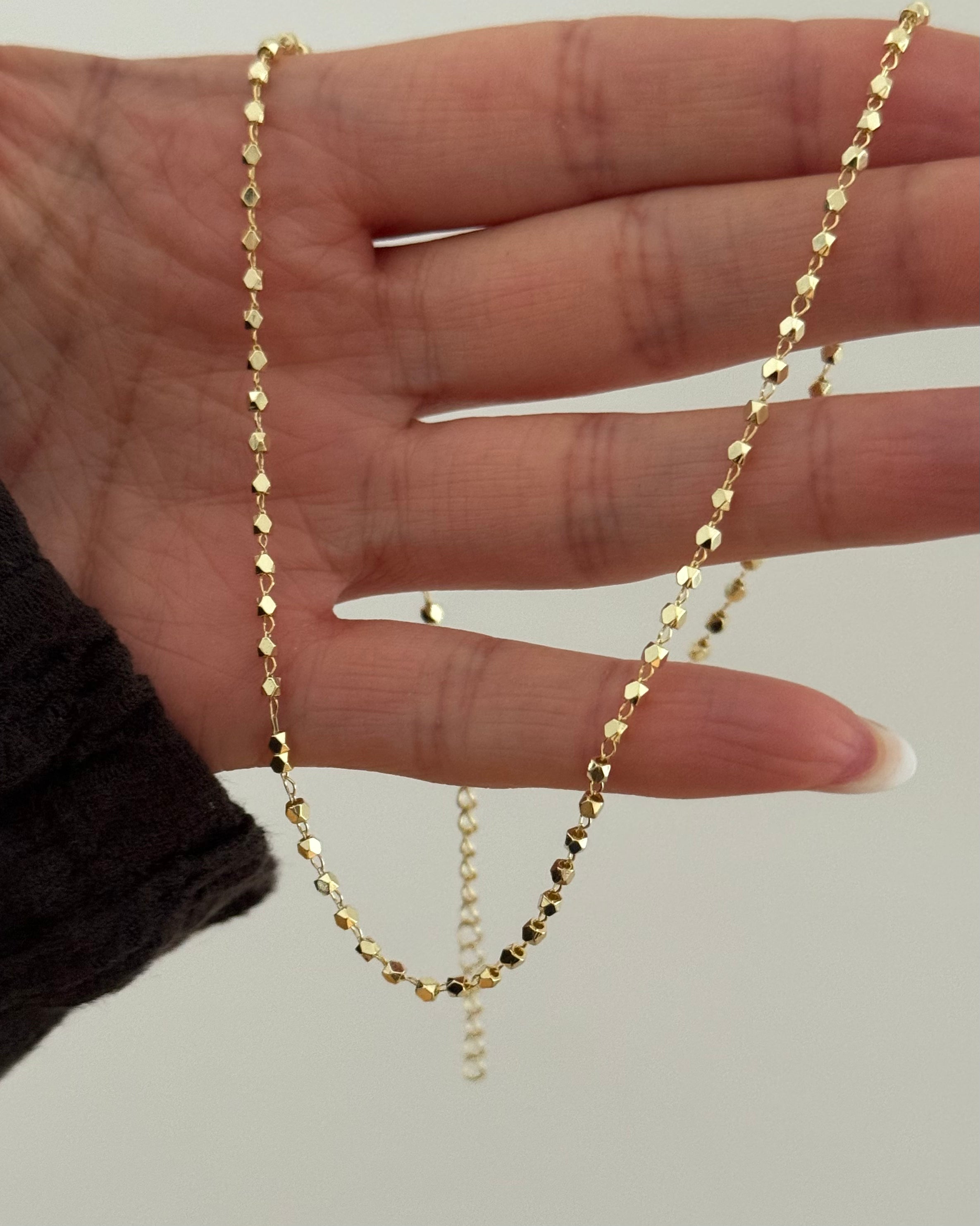 Kette VIP Mini Golden Küp -14K vergoldet