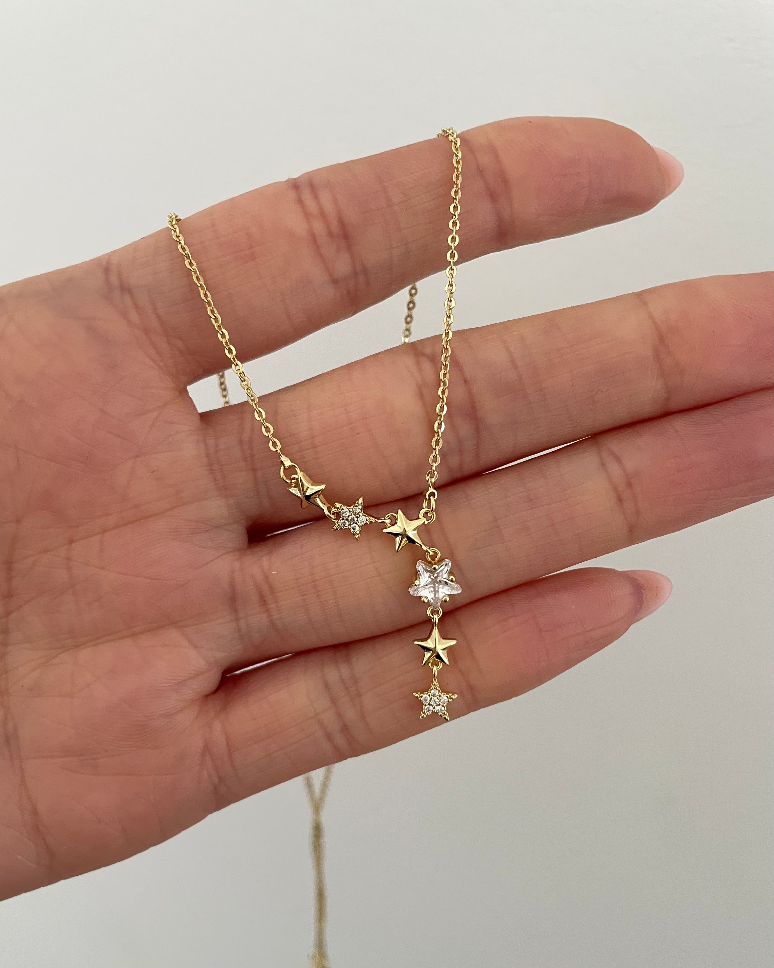 Kette Vip Fine Stars -14K vergoldet