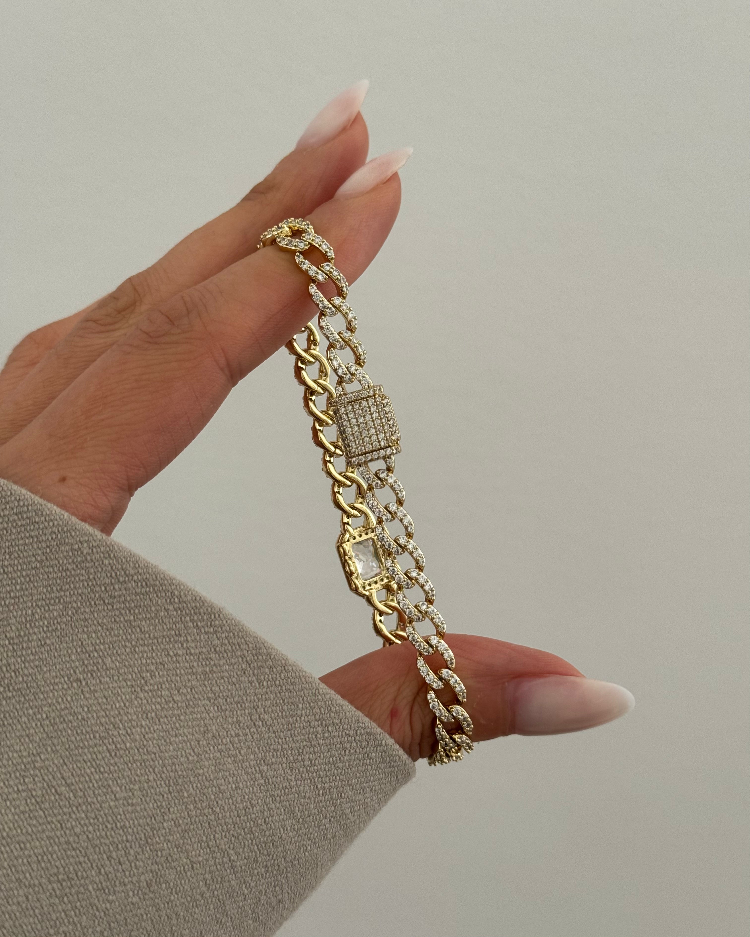 Armband VIP Baget Gurmet -14K vergoldet