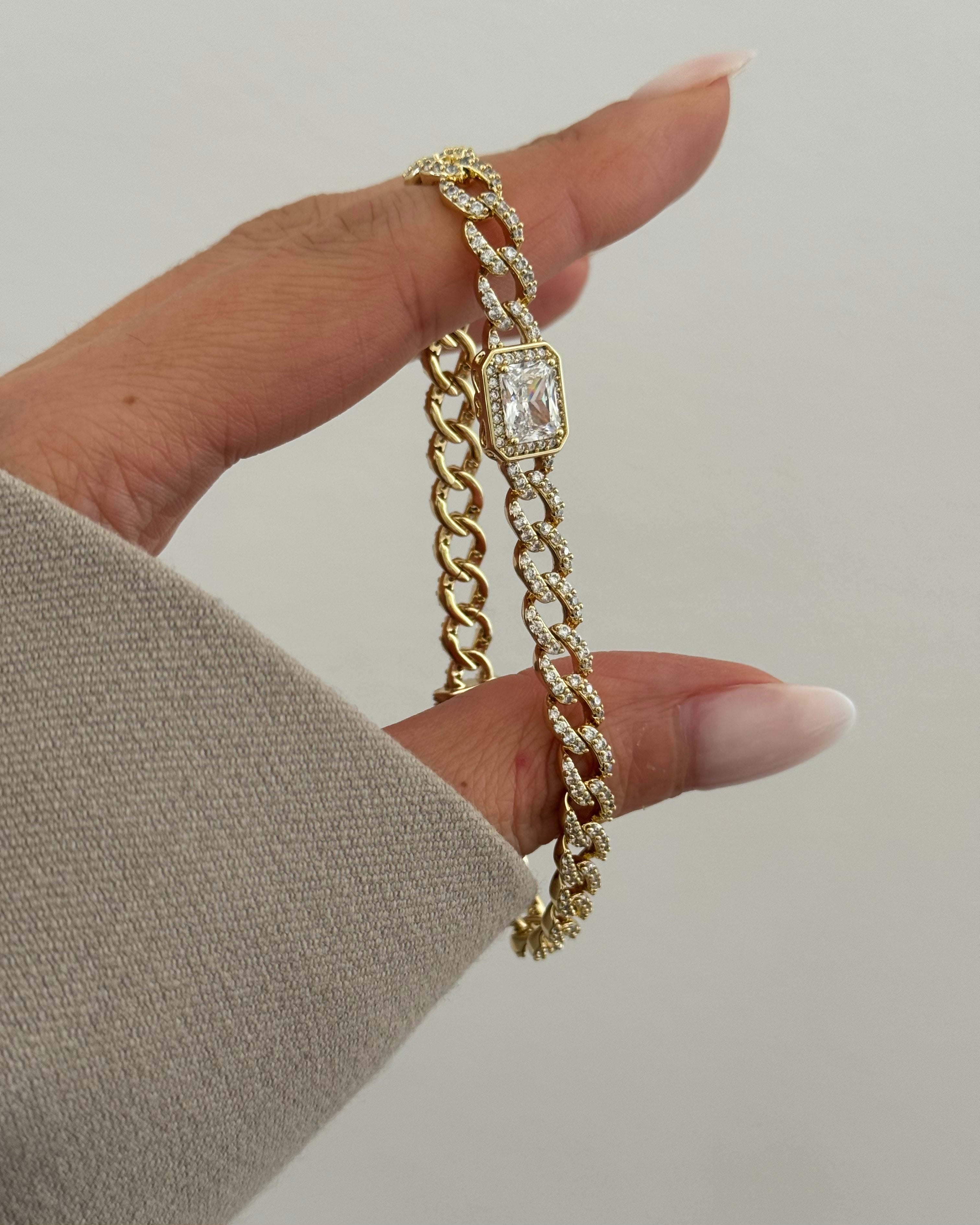 Armband VIP Baget Gurmet -14K vergoldet
