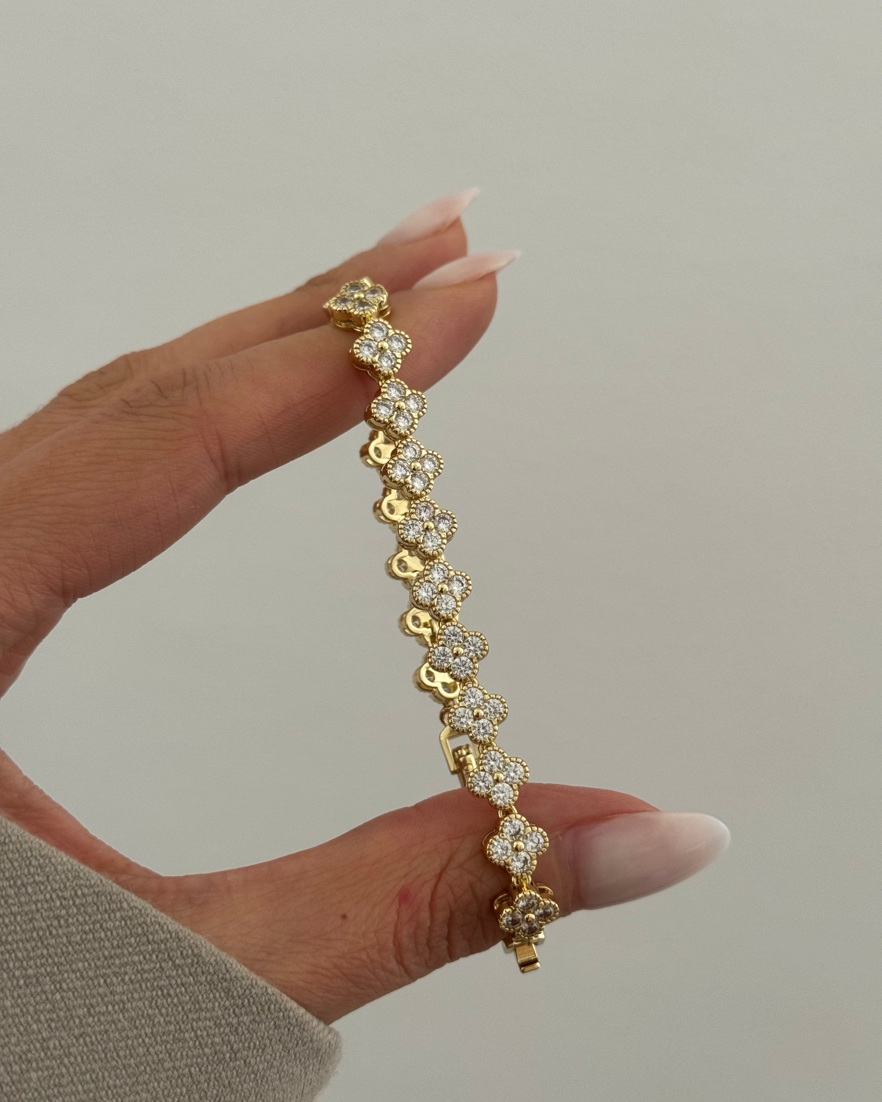 Armband VIP Bloom -14K vergoldet