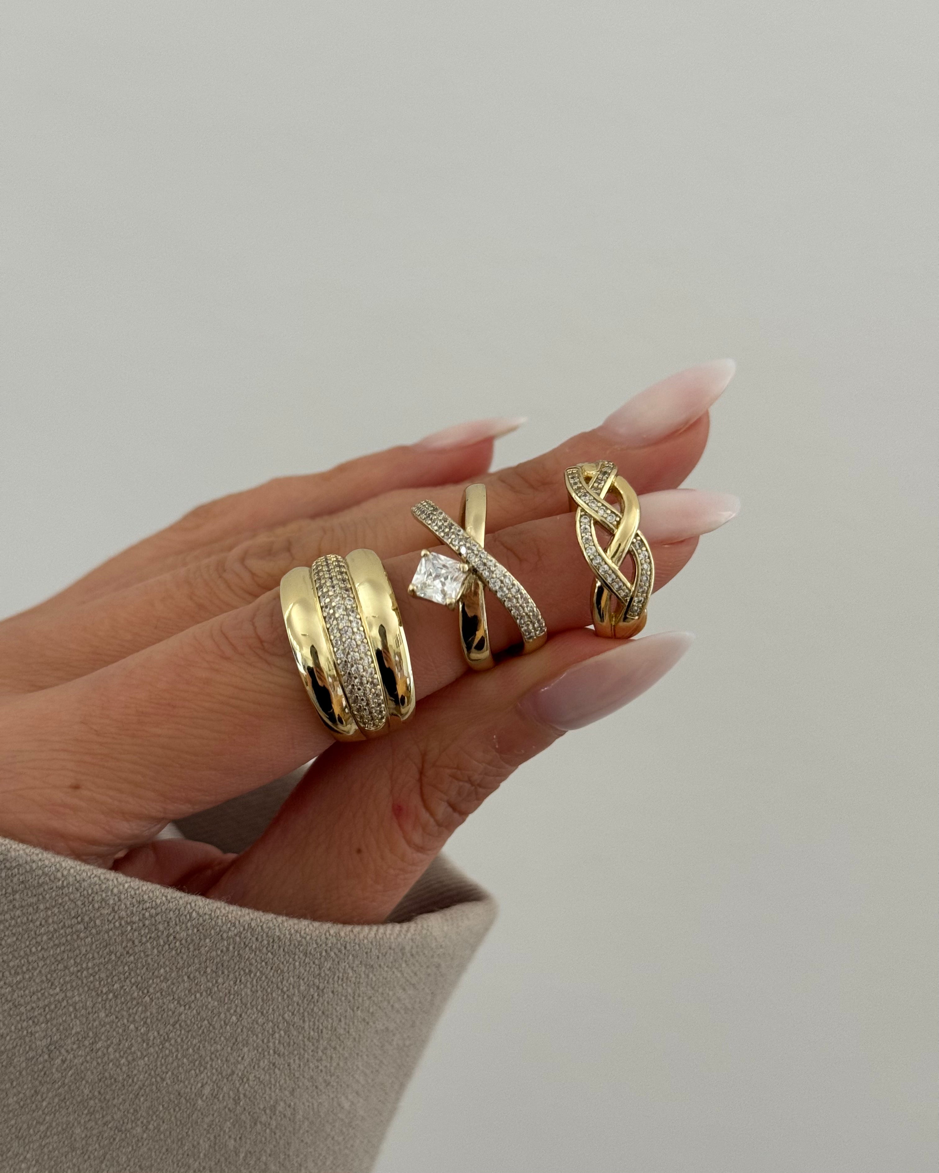 Ring VIP Twist- 14K vergoldet