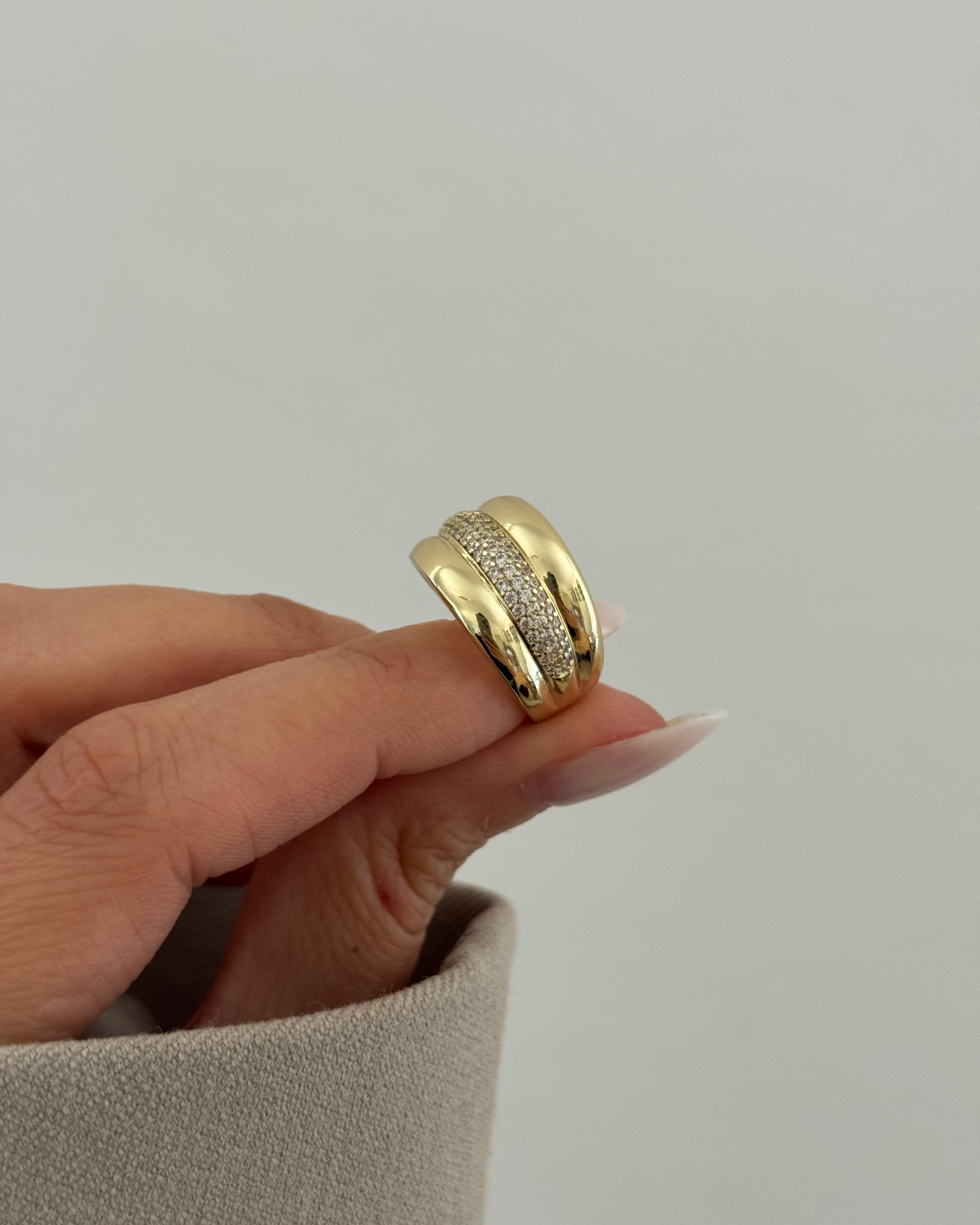 Ring VIP Bold Shine -14K vergoldet