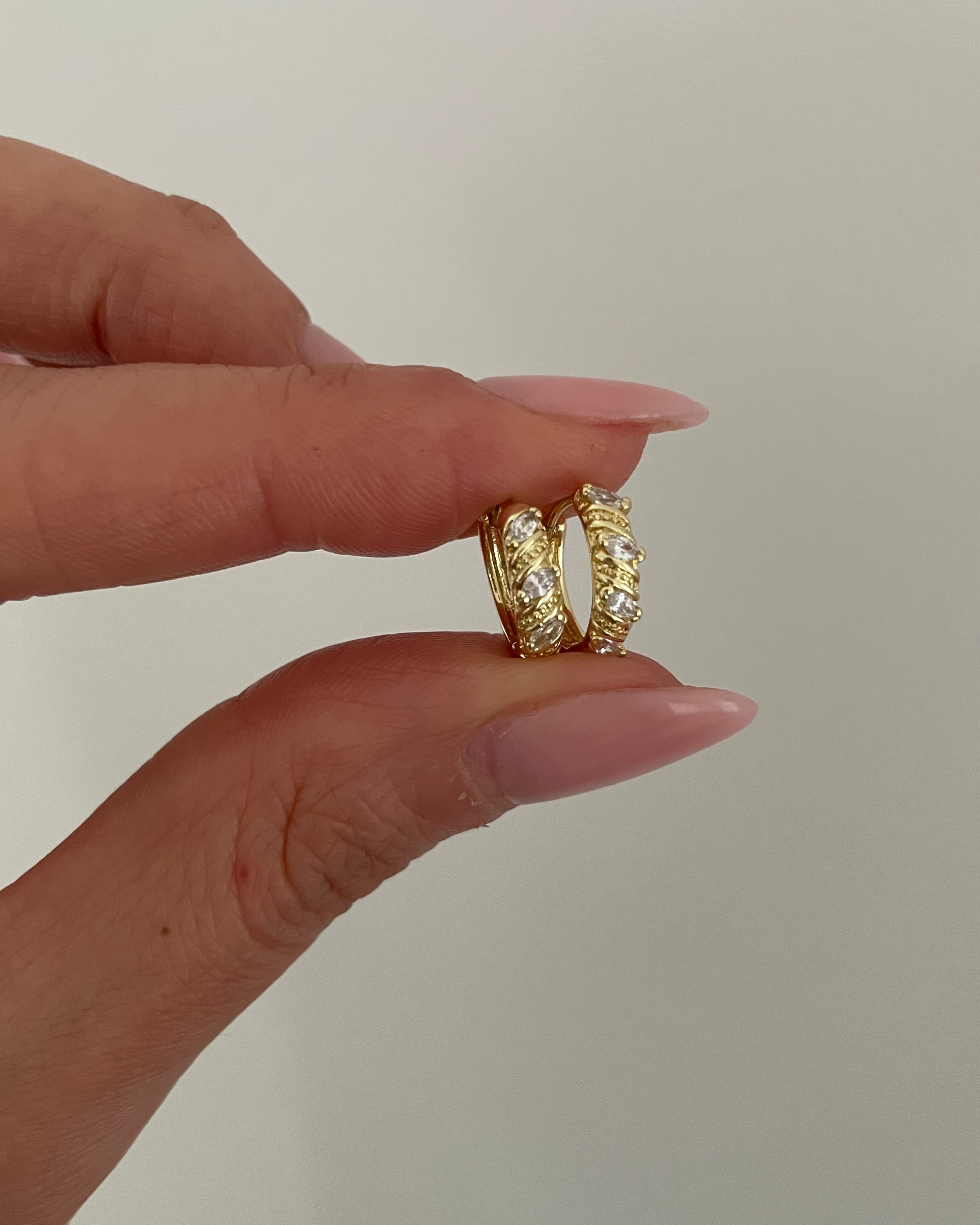 Creolen VIP Chain Drop -14K vergoldet