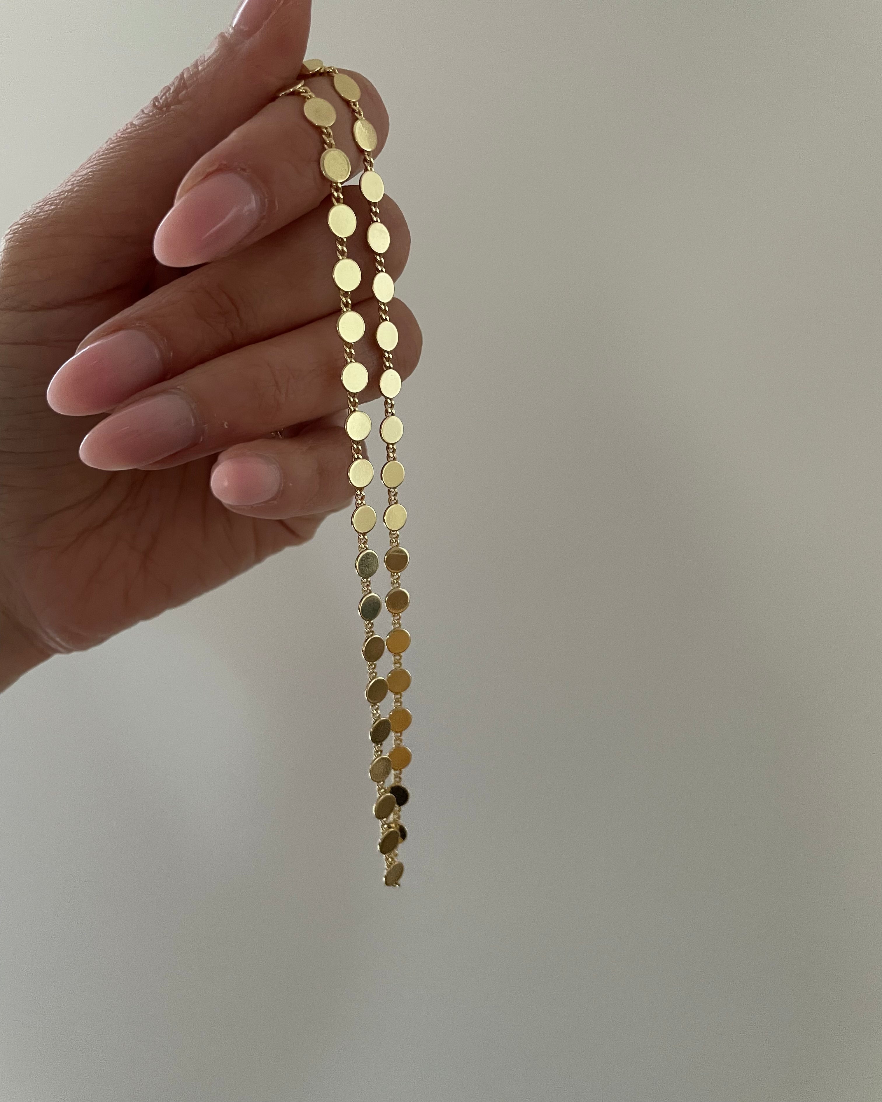 Kette VIP Plate -14K vergoldet