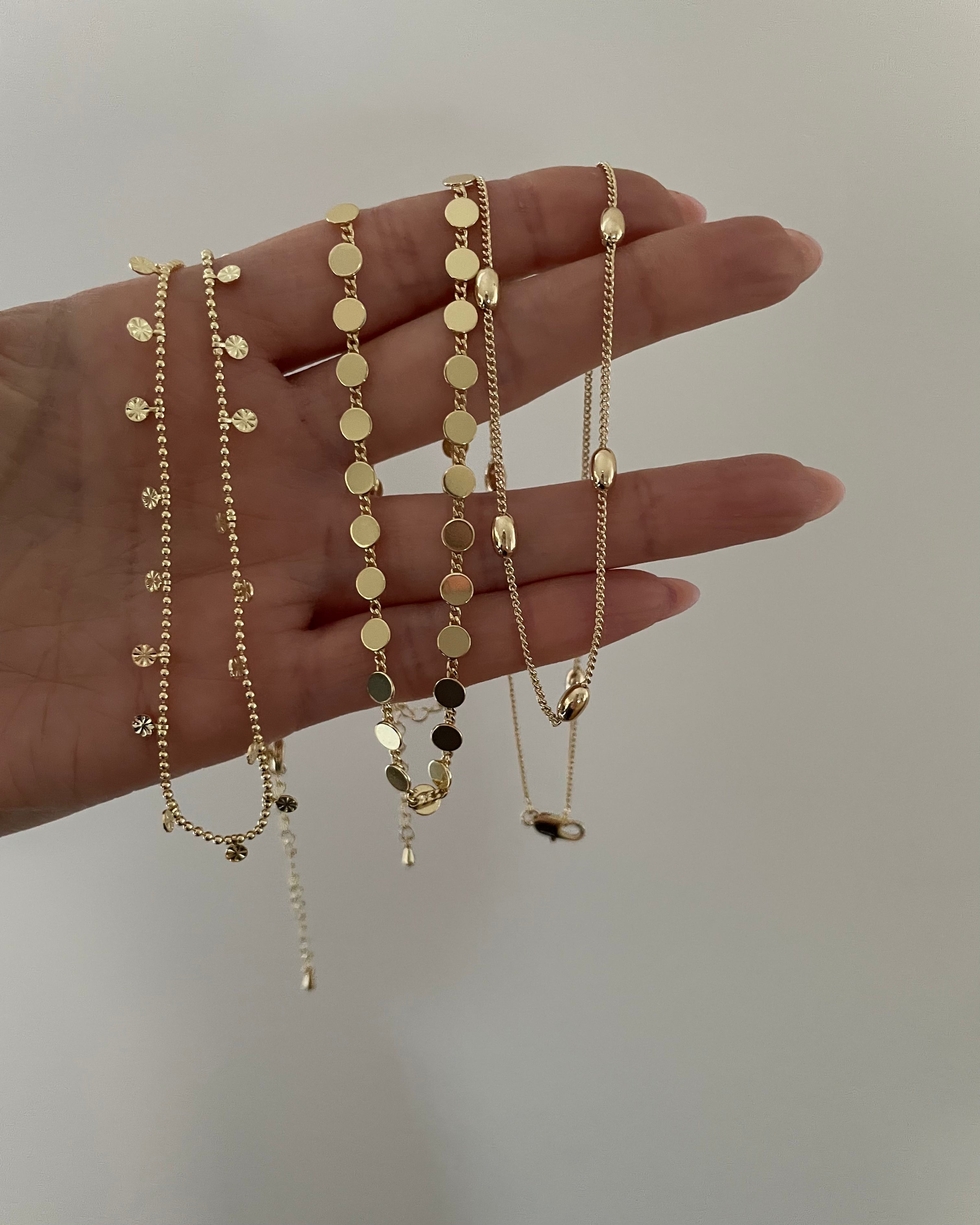 Kette VIP Plate -14K vergoldet