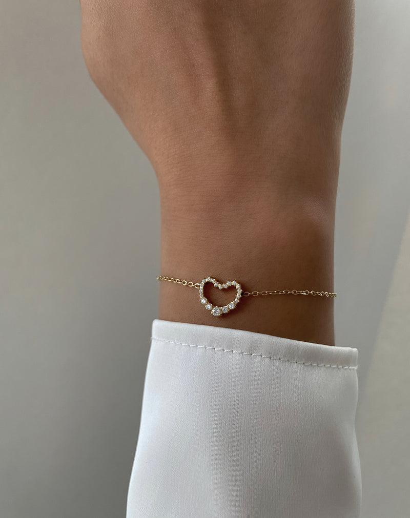 Armband Heart Shine Gold