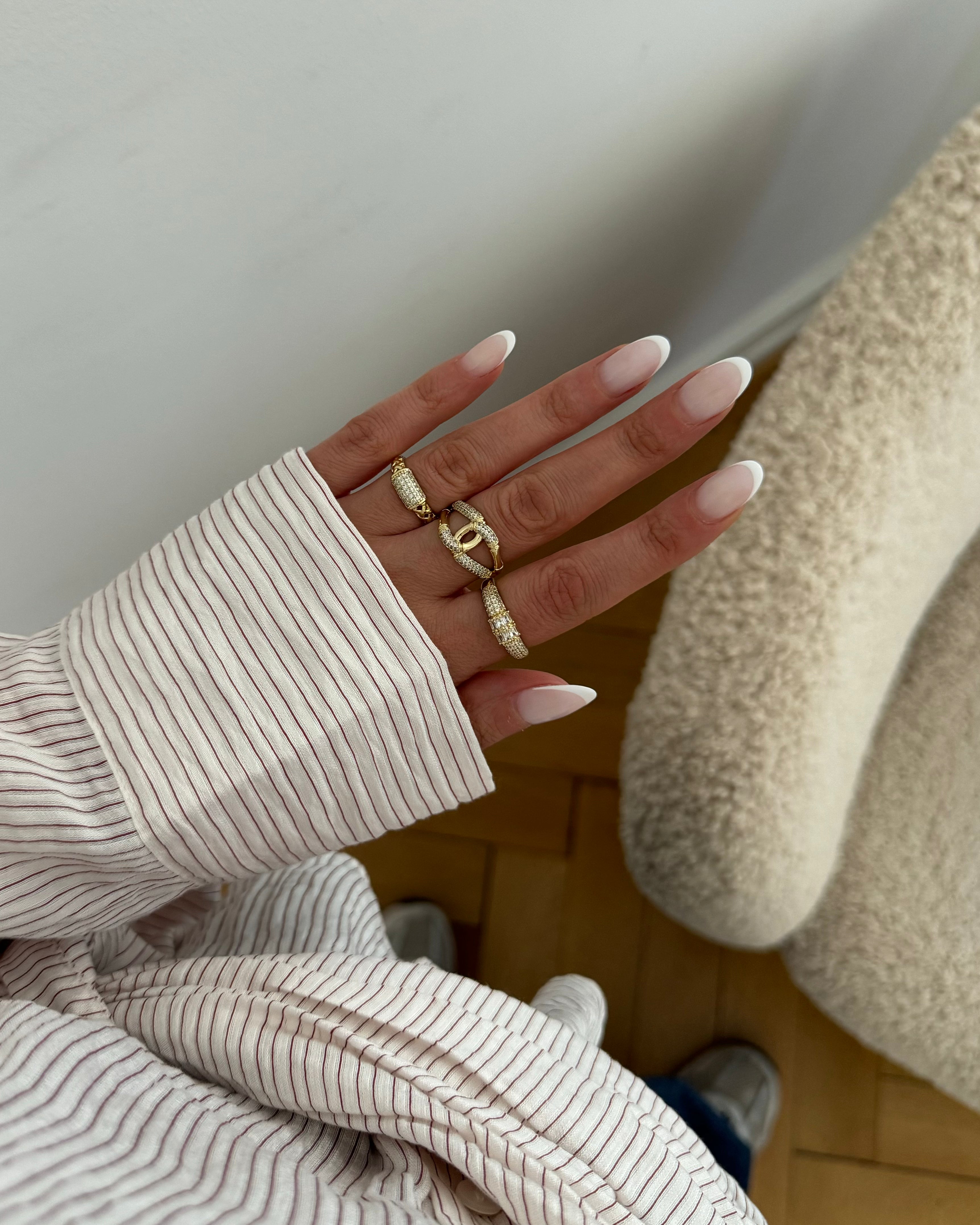 Ring VIP Chain Cube -14K vergoldet