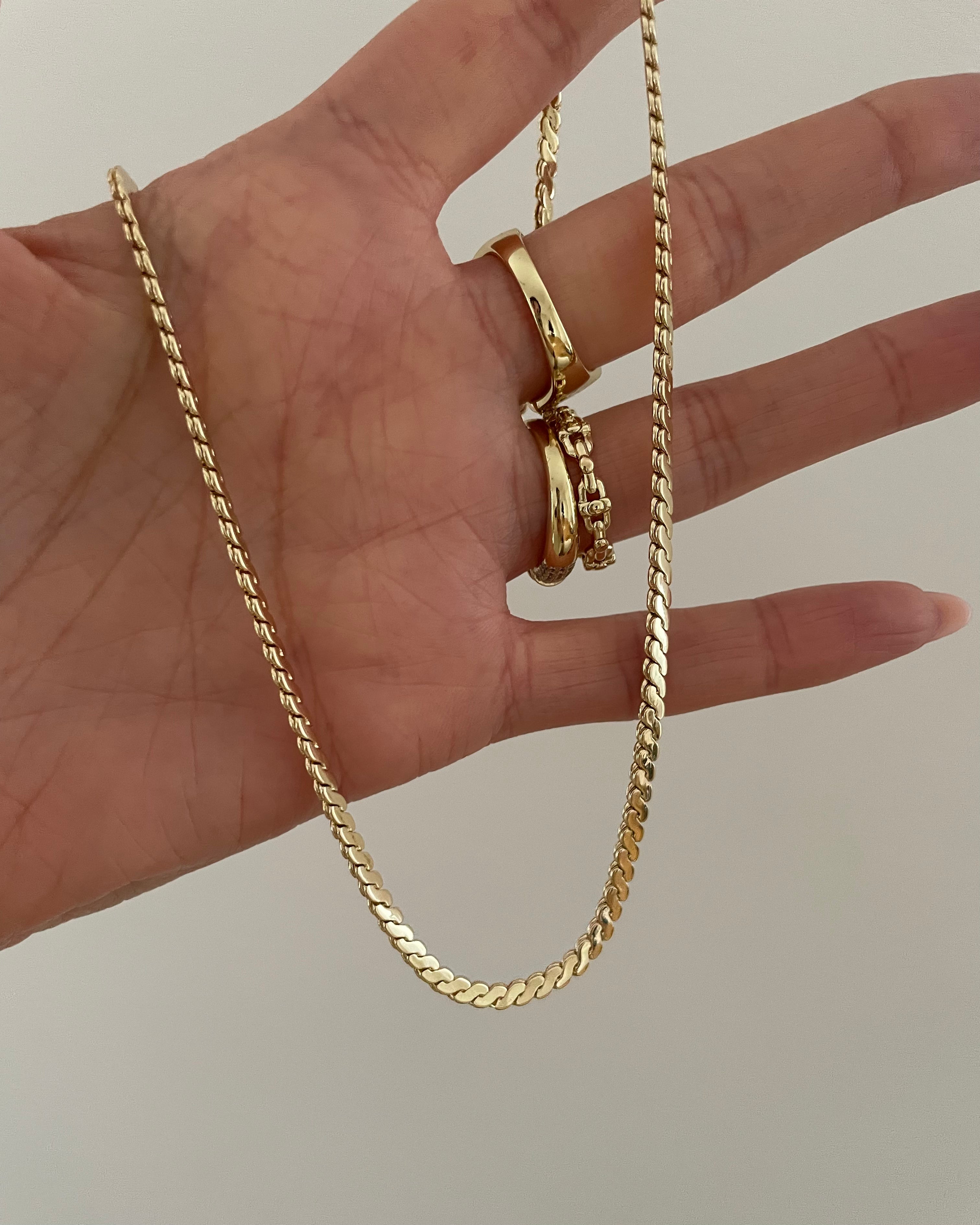 Kette VIP Fine Gurmet Chain -14K vergoldet