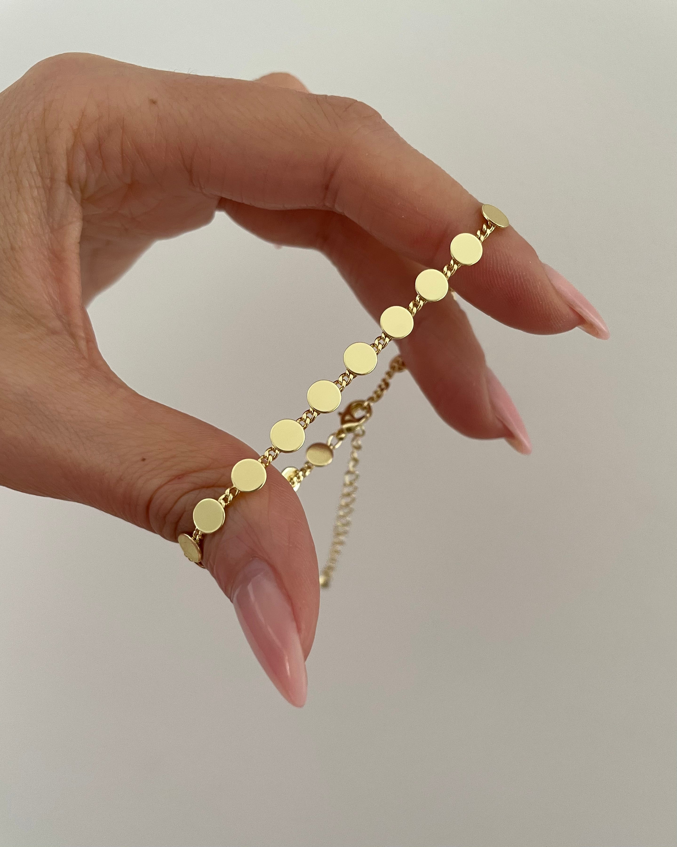 Armband VIP Plate -14K vergoldet