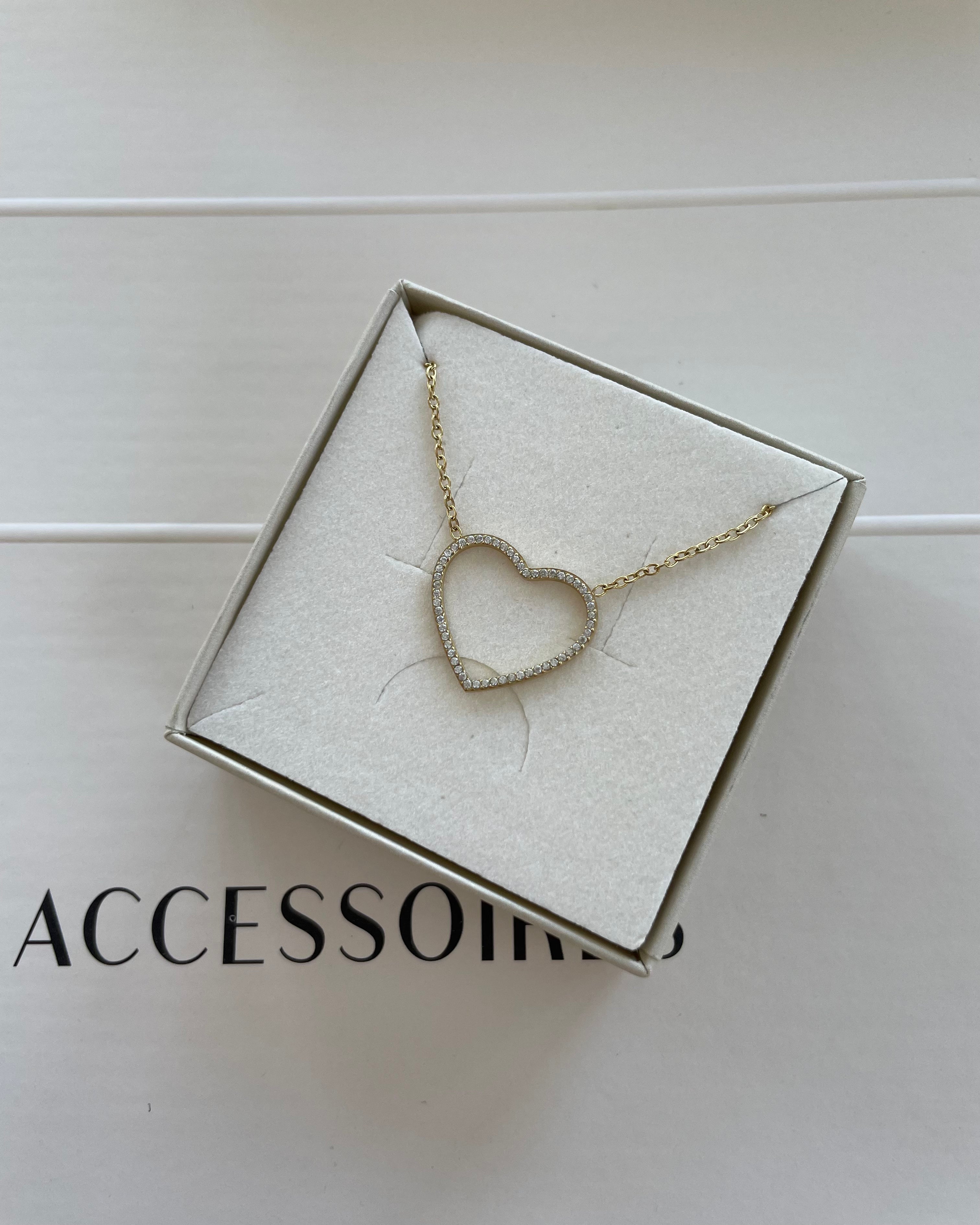 Kette Fine Heart Diamond