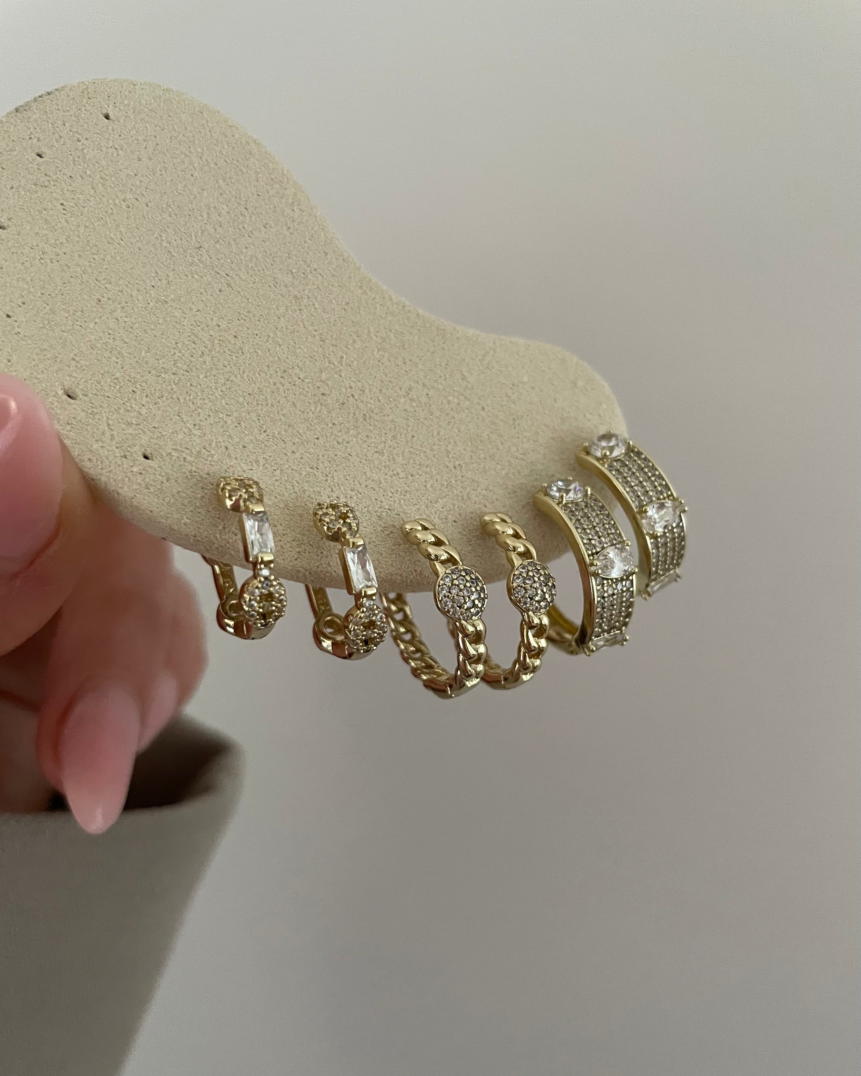 Creolen VIP Glow Drop -14K vergoldet