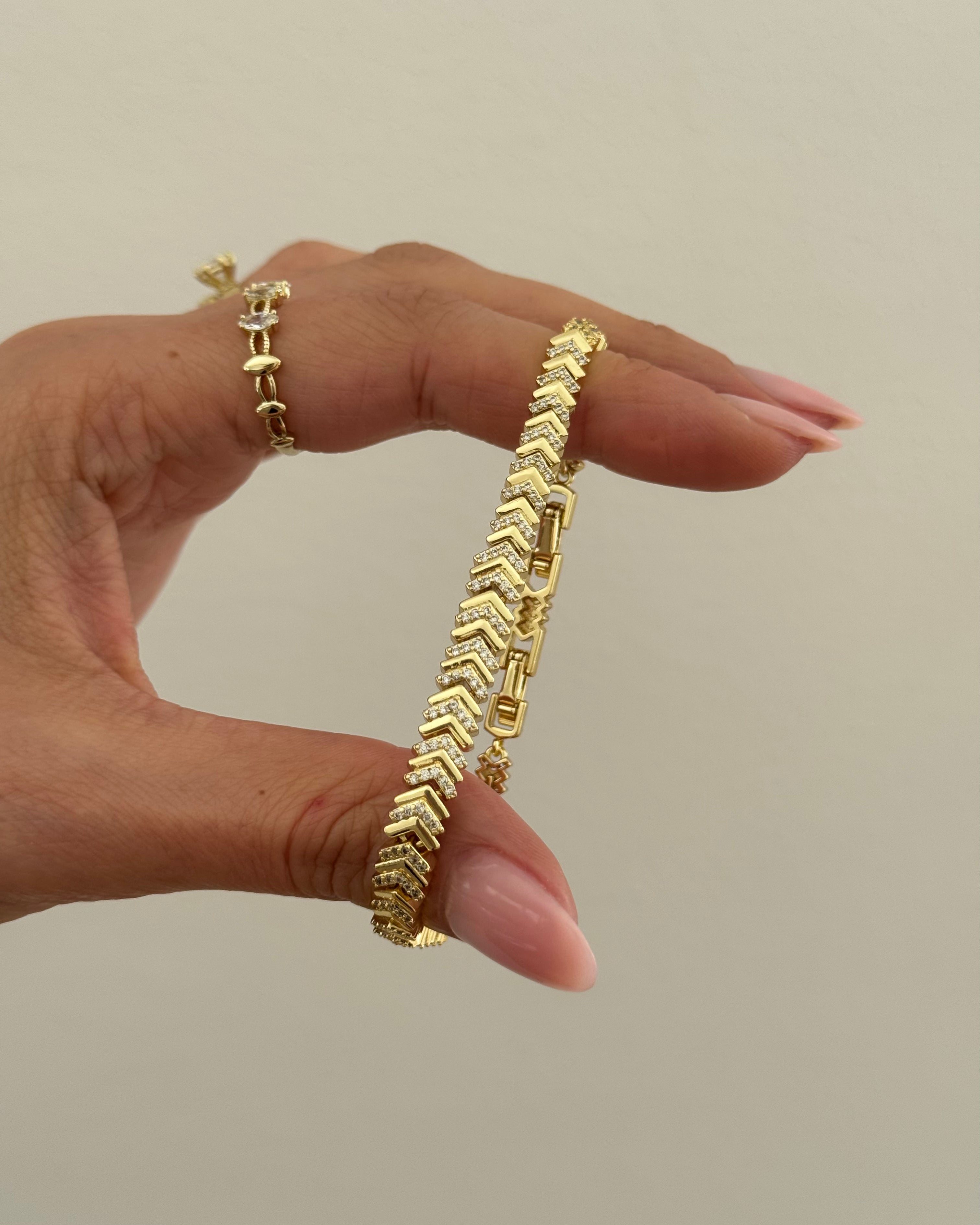 Armband VIP Arrow Aya -14K vergoldet
