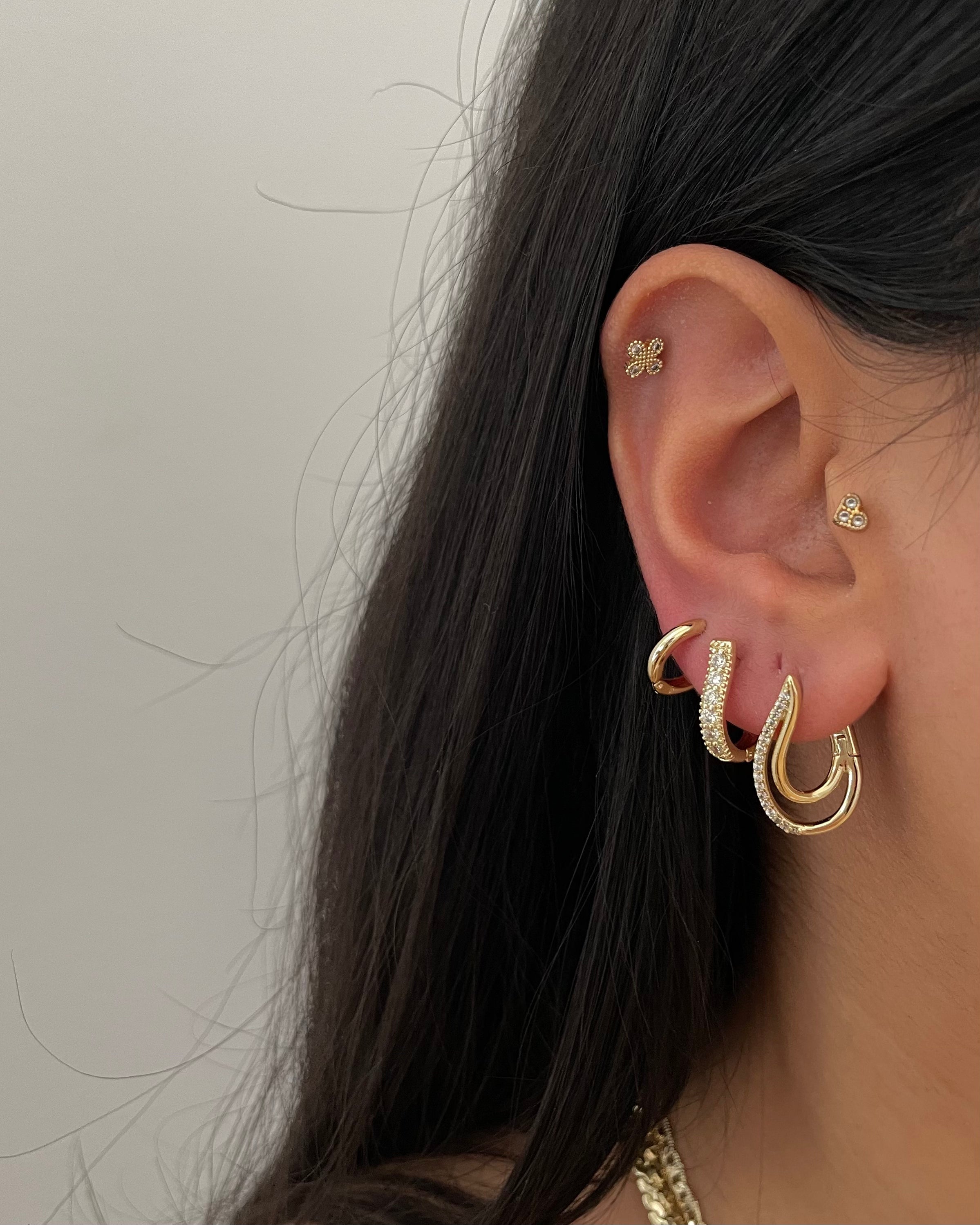 Creolen VIP Velin -14K vergoldet