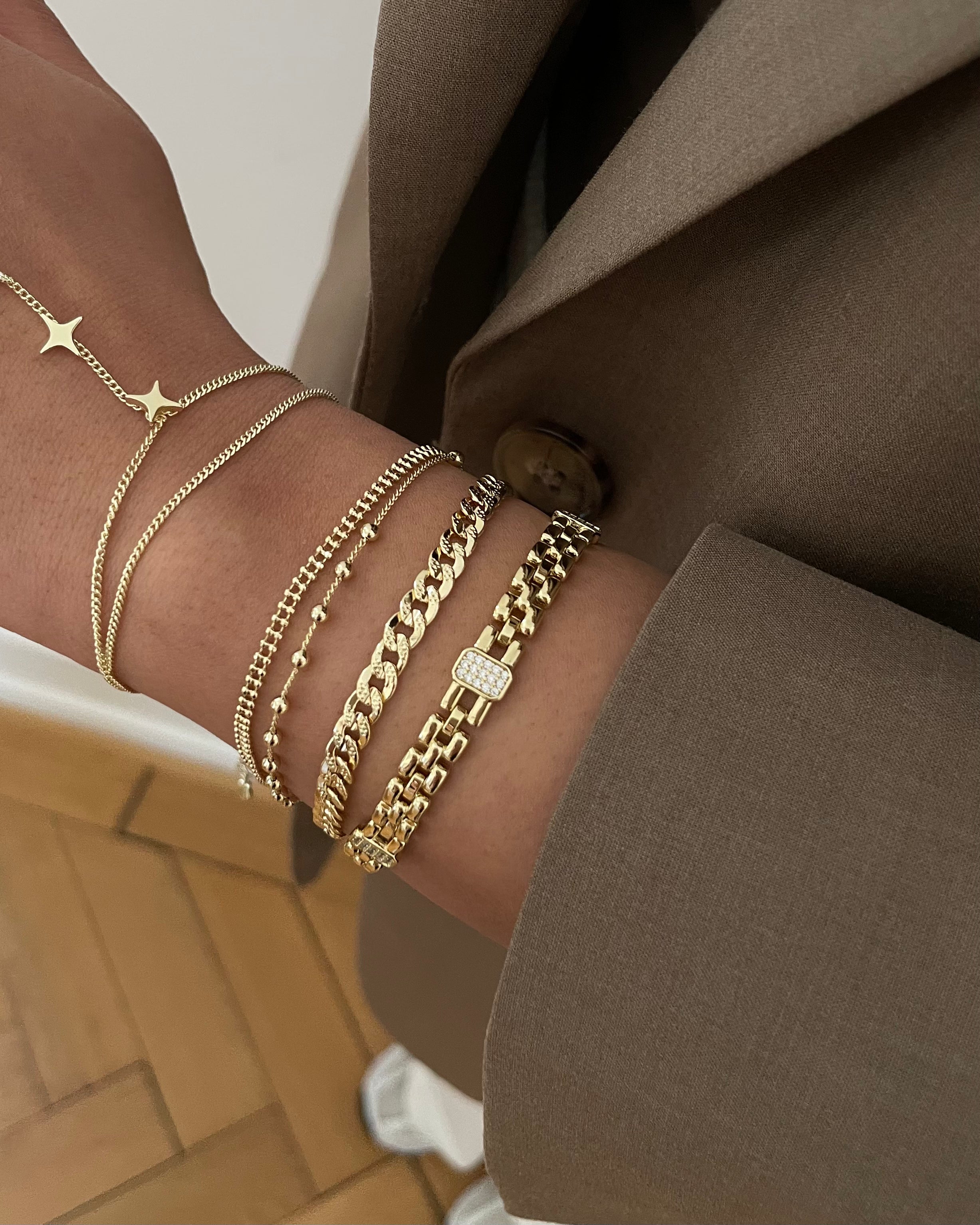 Armband VIP Classic Chain -14K vergoldet