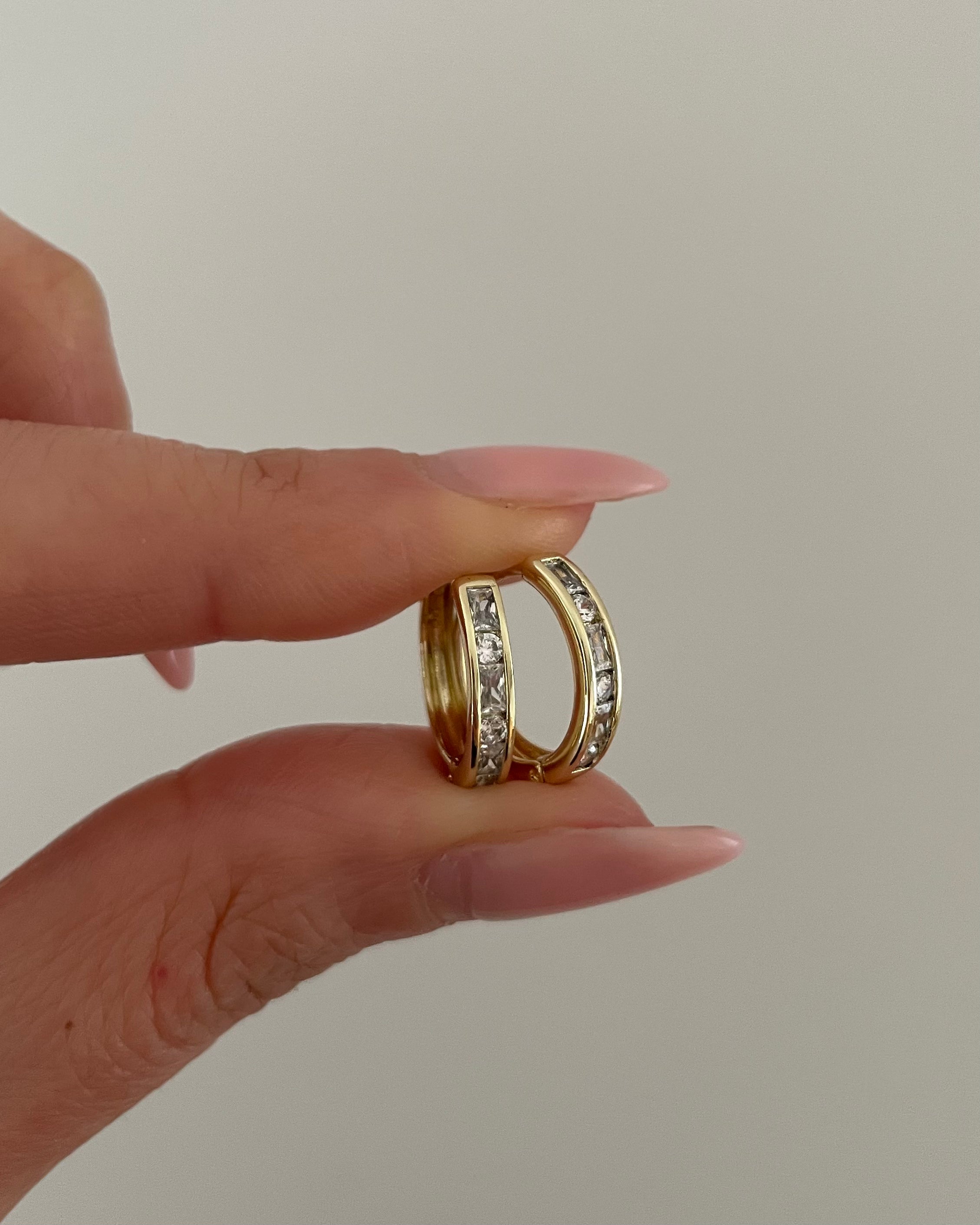 Creolen VIP Glam -14K vergoldet