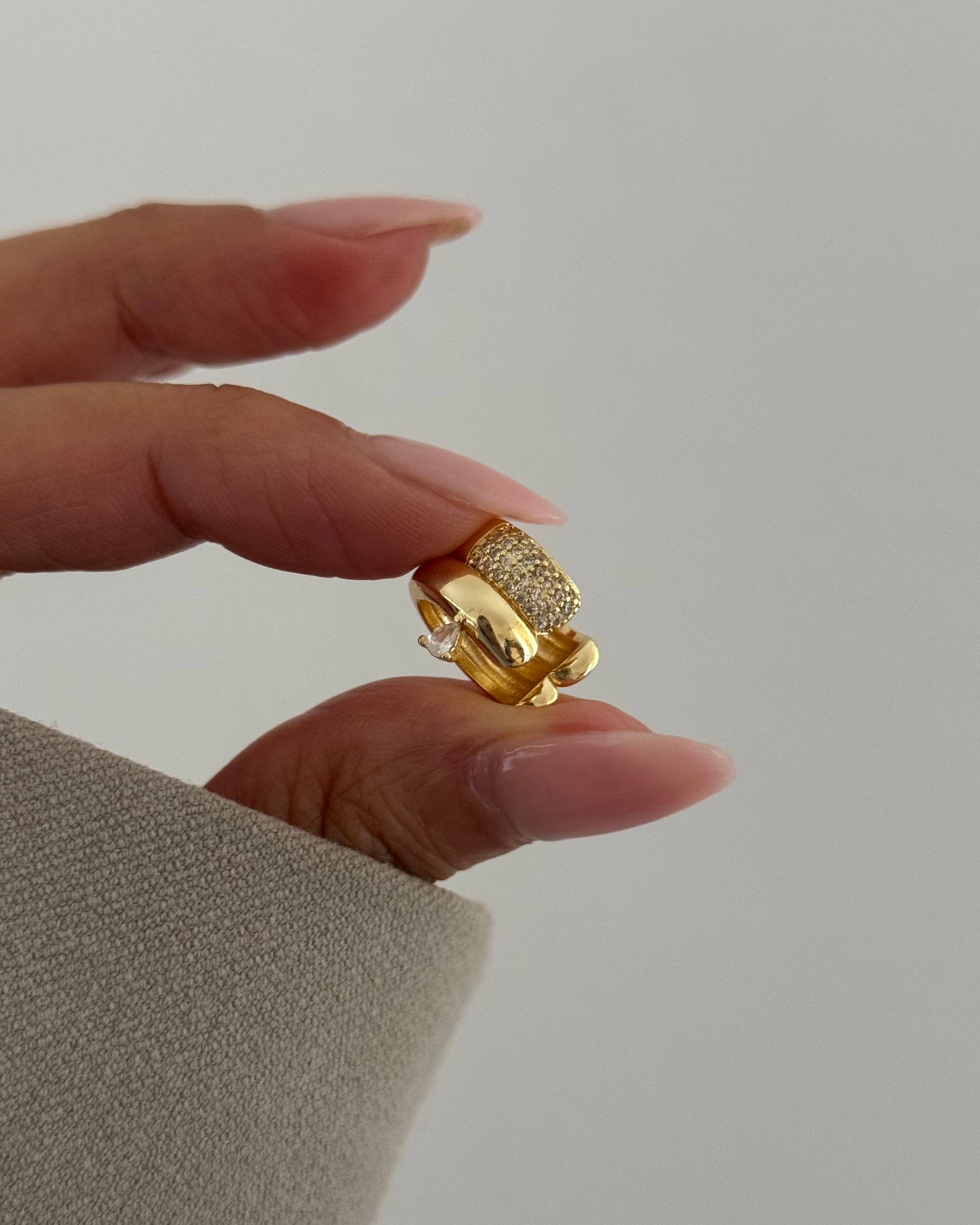 Earcuff VIP Layer Bold Drop -14K vergoldet