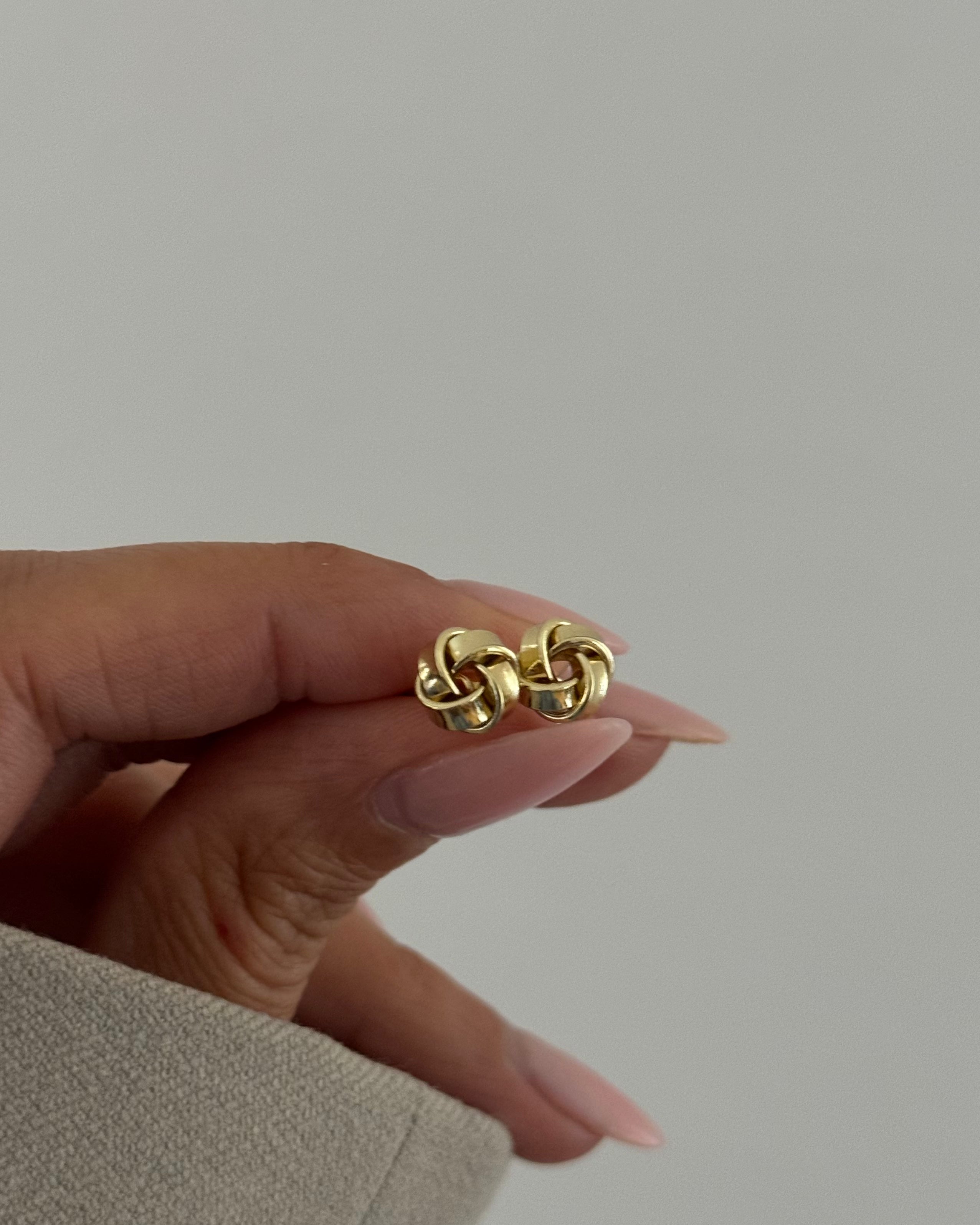 Ohrstecker VIP Knot -14K vergoldet