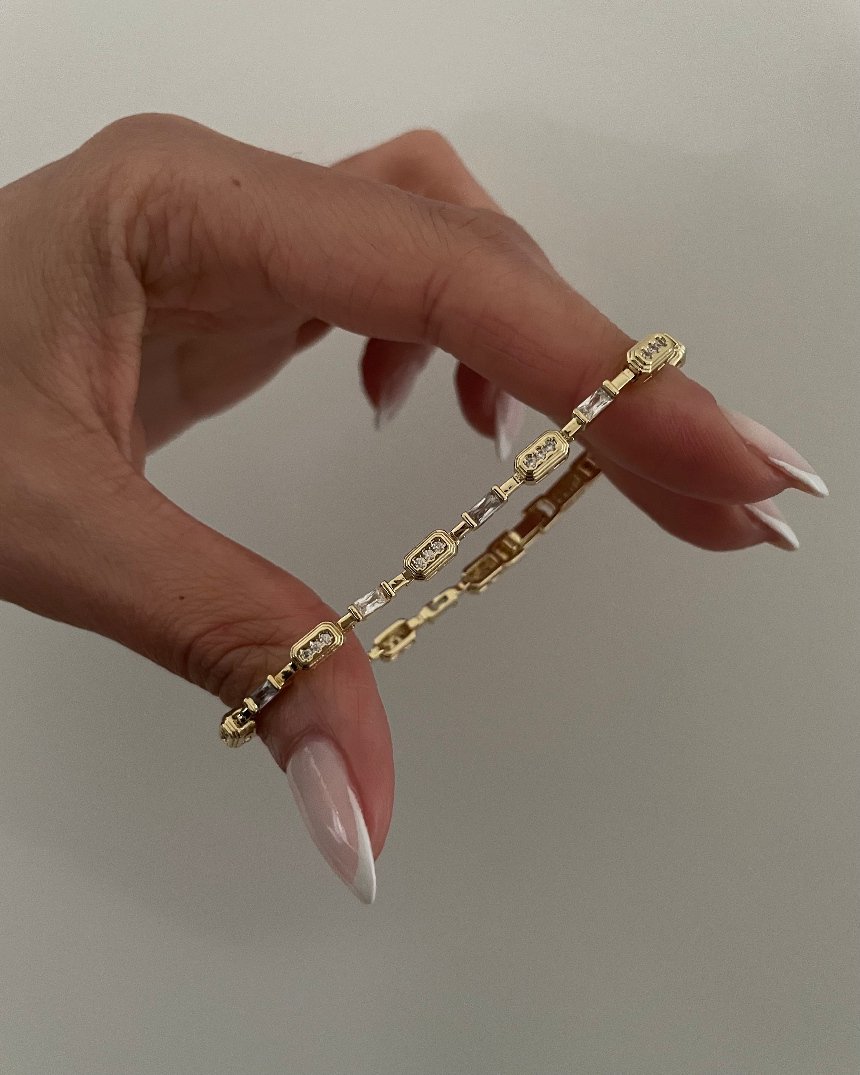 Armband VIP Line Cube- 14K vergoldet