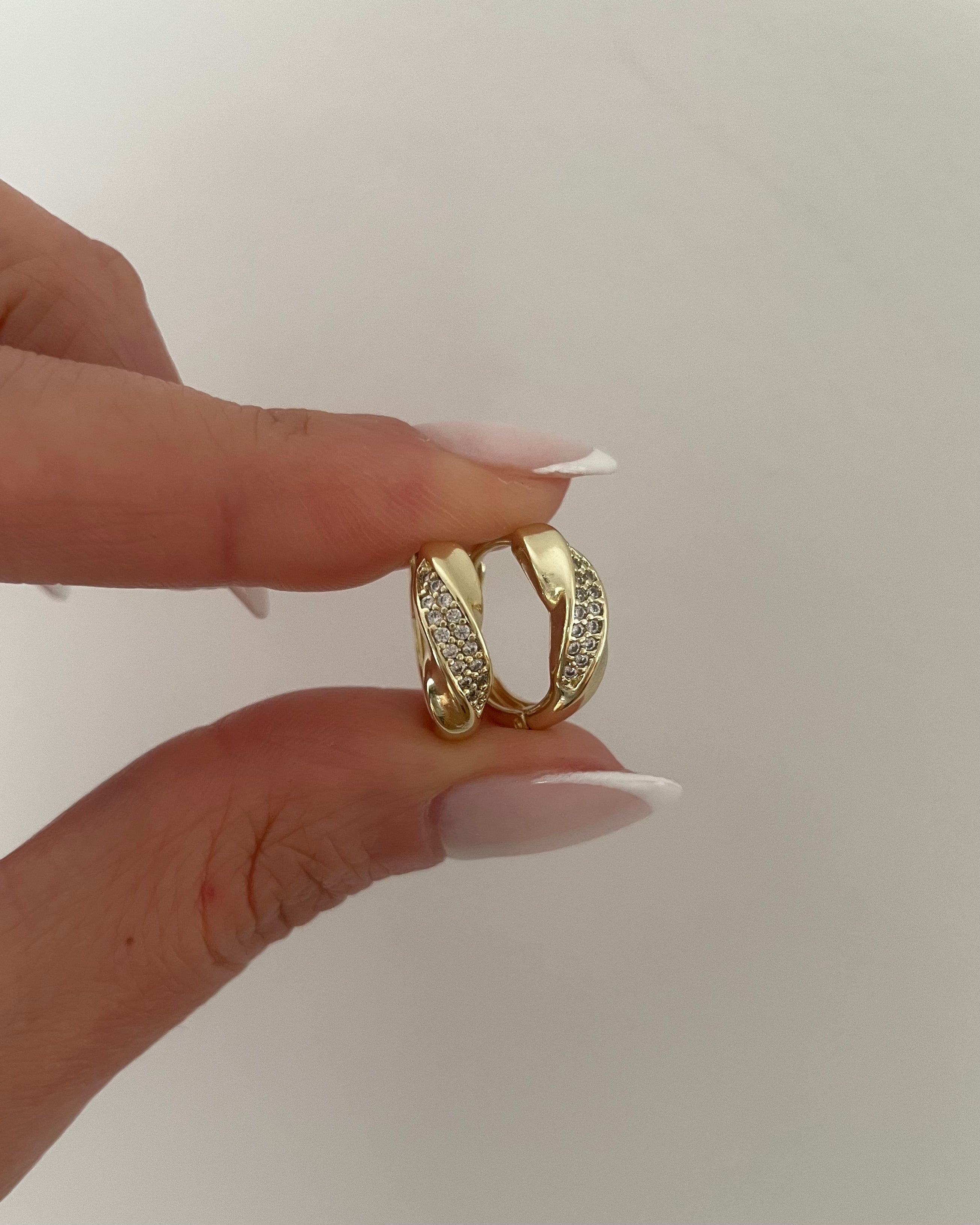 Creolen VIP Bold Twist -14K vergoldet