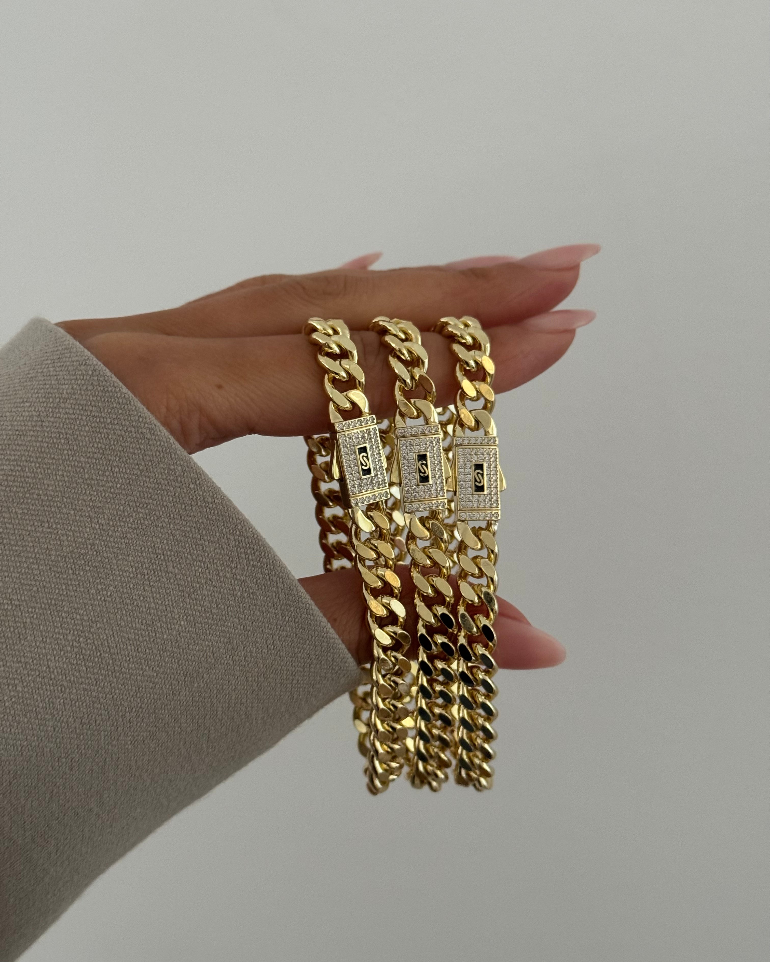Armband VIP Gurmet Lux -14K vergoldet