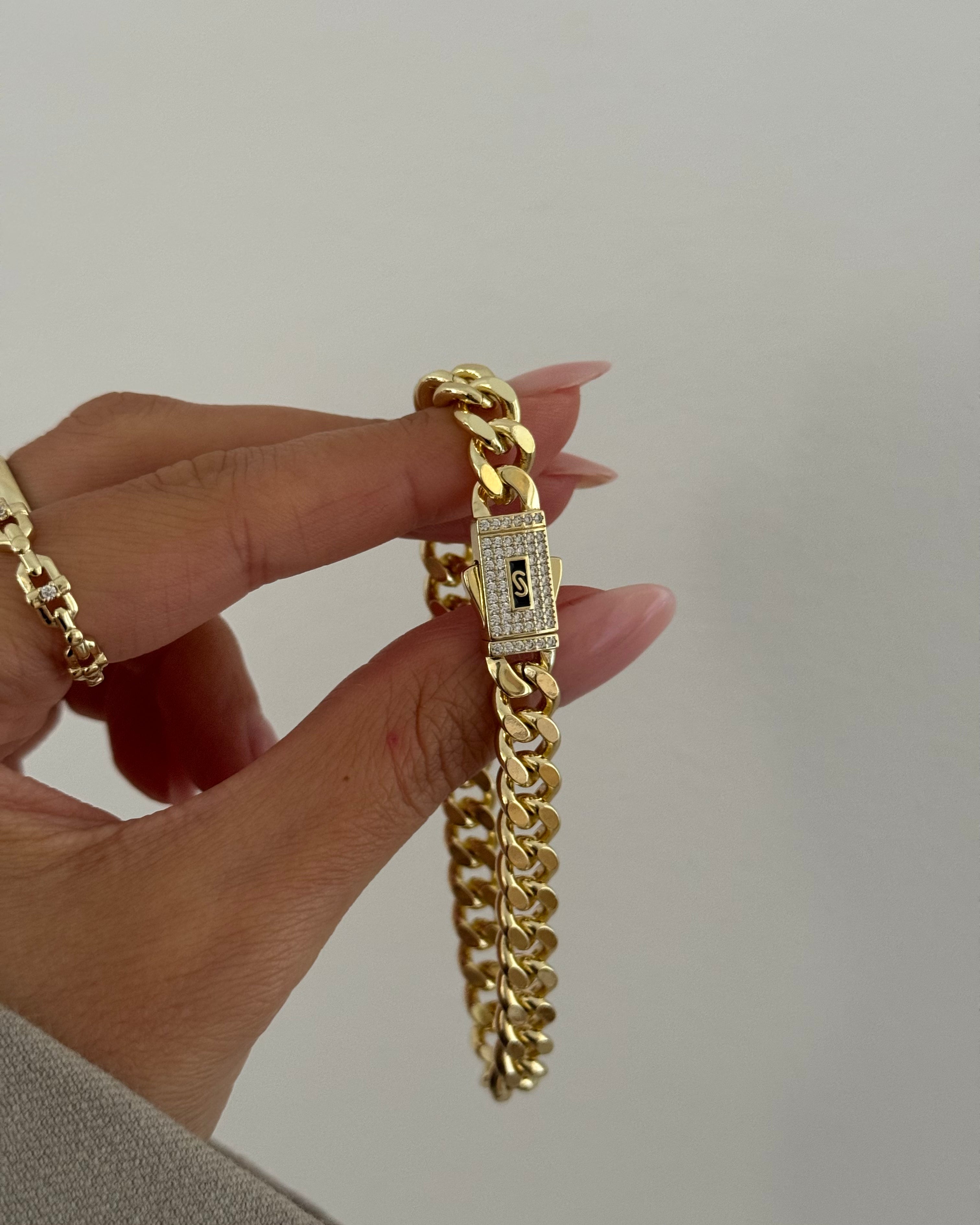 Armband VIP Gurmet Lux -14K vergoldet
