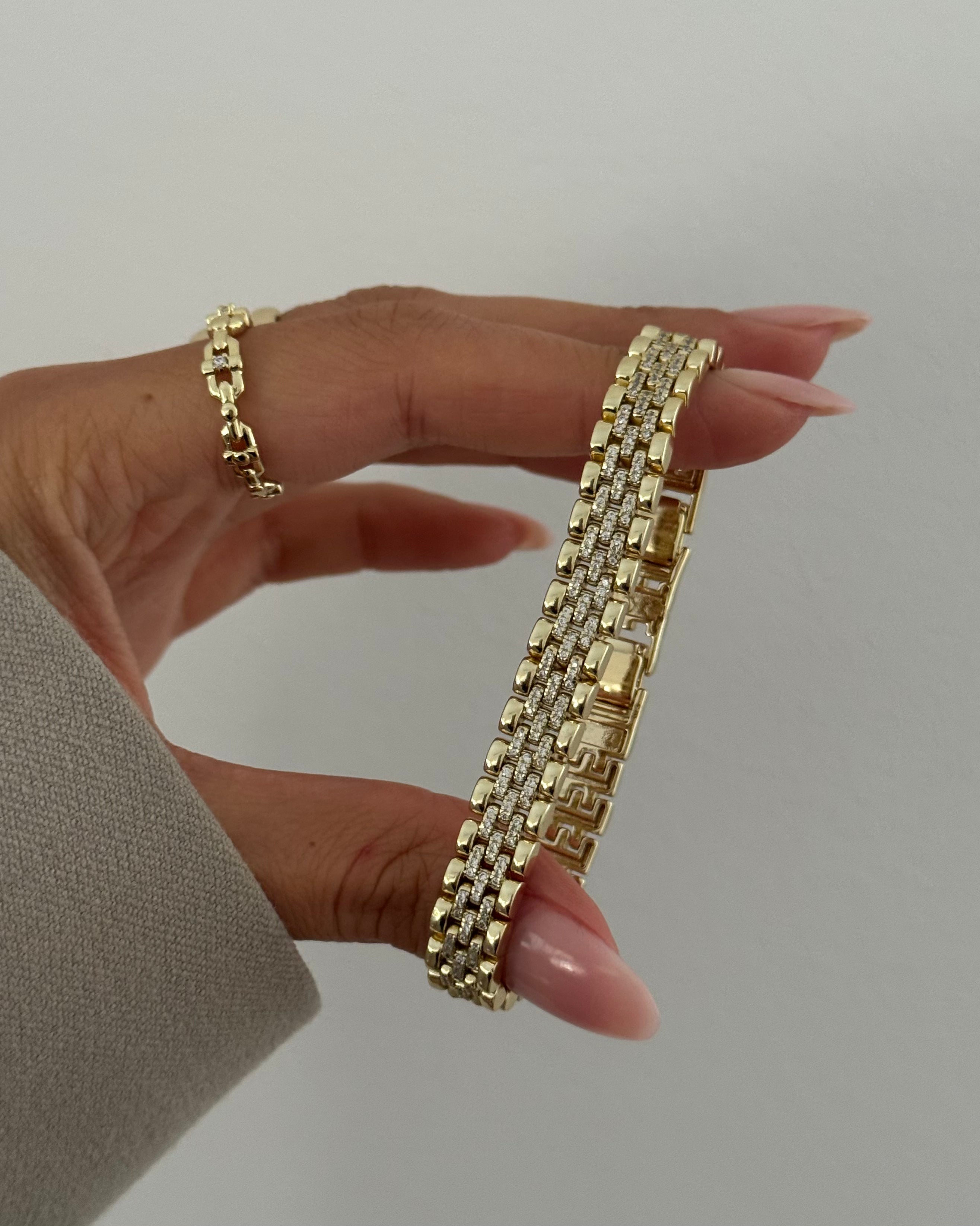 Armband VIP Glamour -14K vergoldet