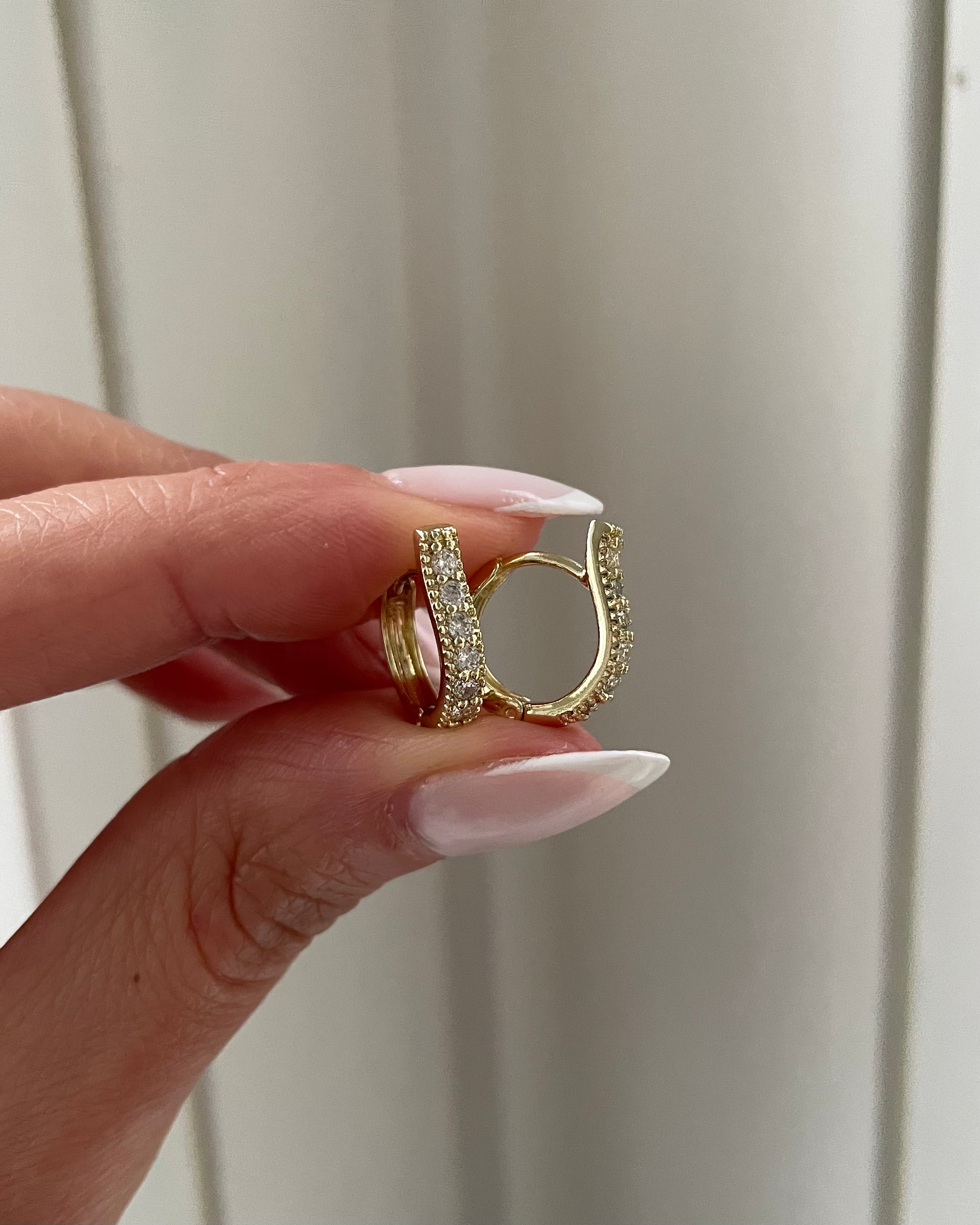 Creolen VIP Velin -14K vergoldet