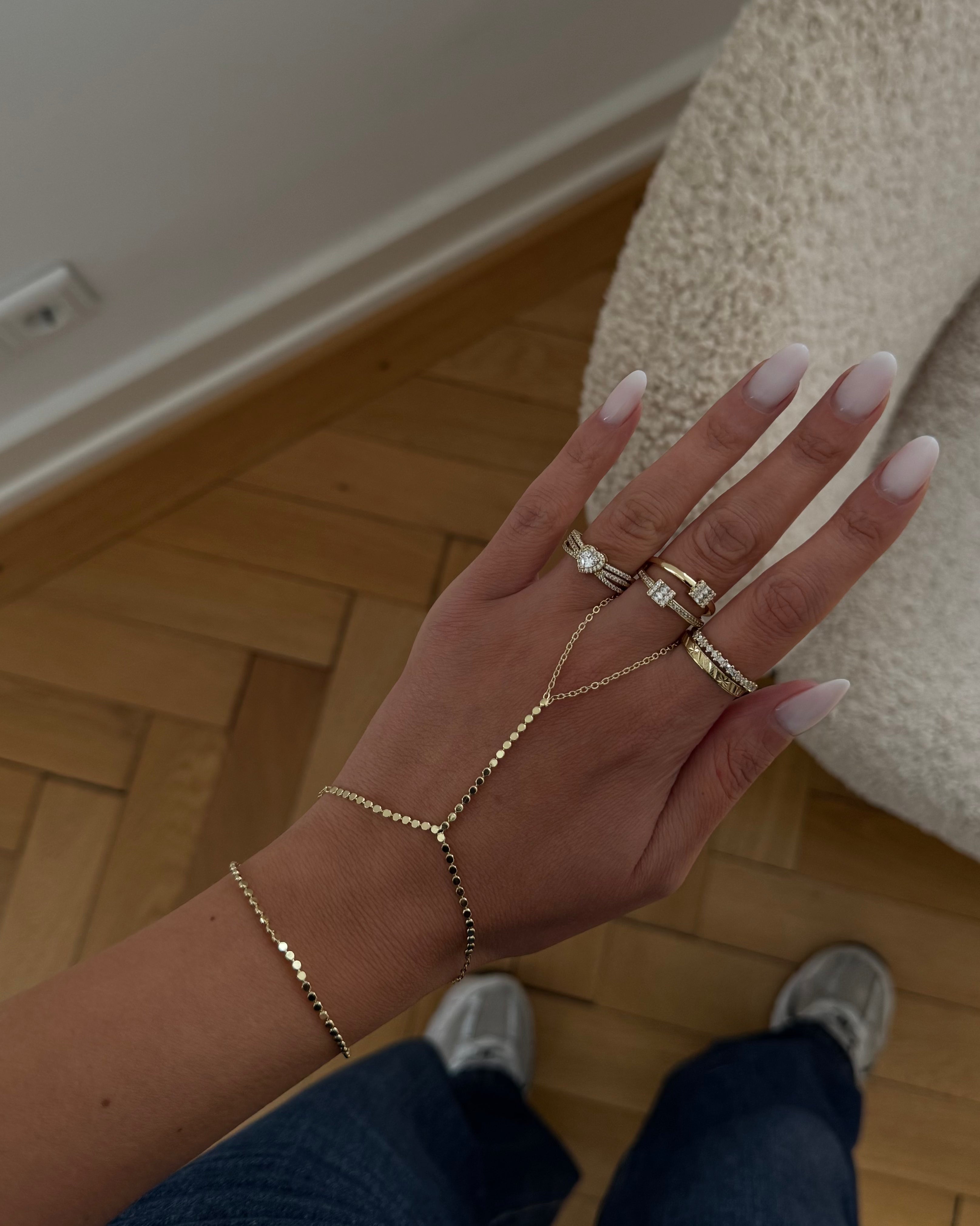 Hand Chain Haylet Ezme -14K vergoldet